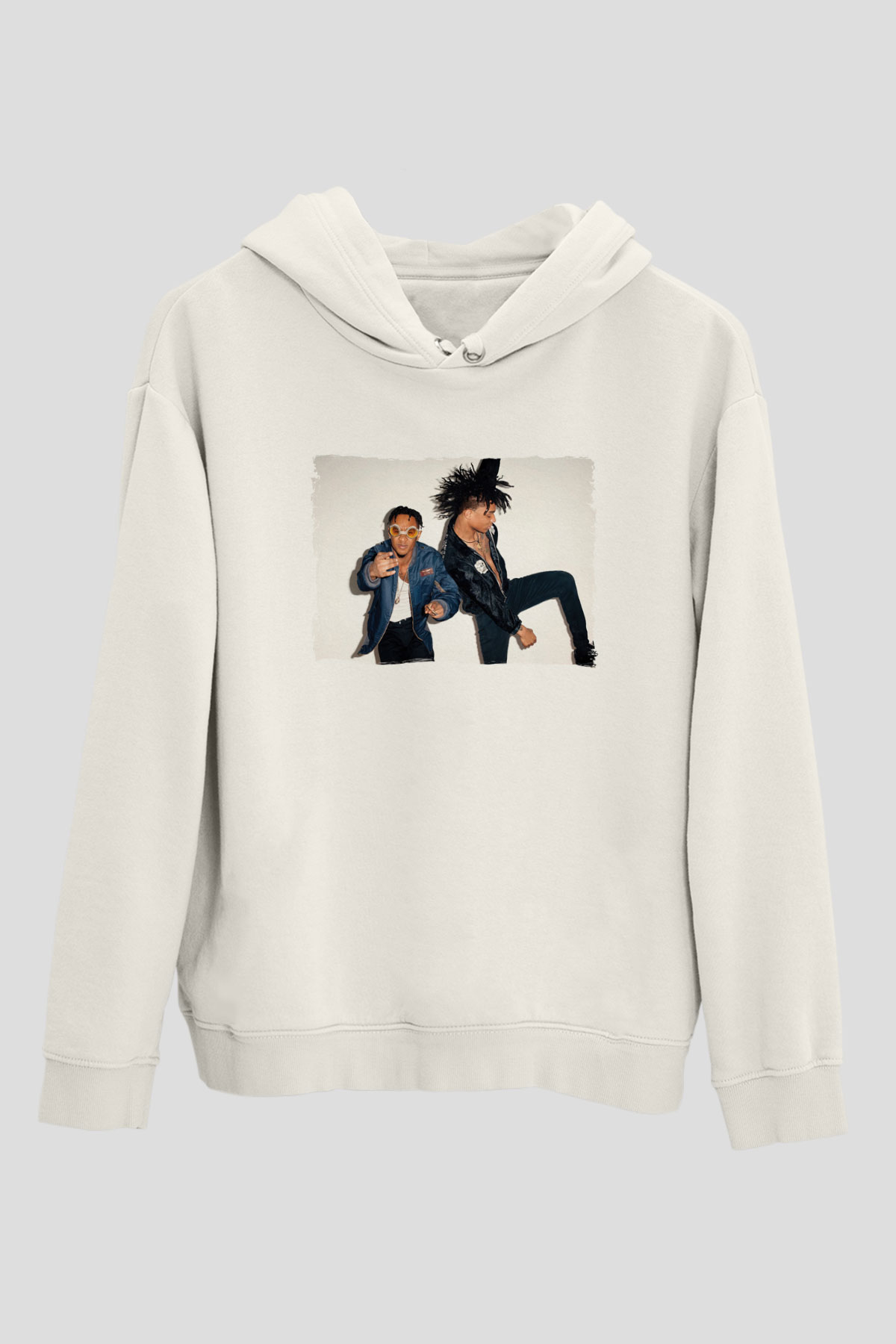 Rae Sremmurd Beyaz Unisex Kapüşonlu Sweatshirt