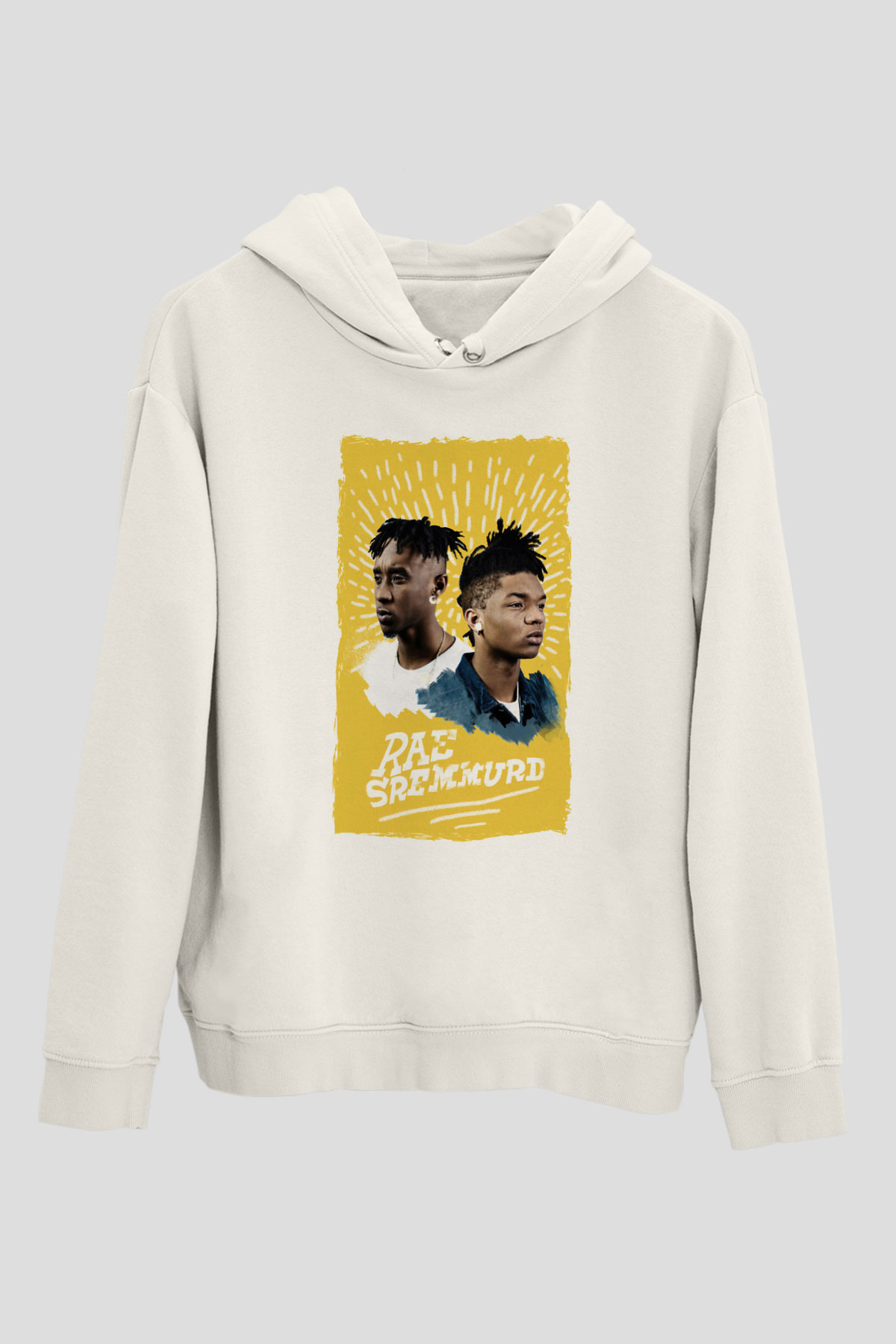 Rae Sremmurd Beyaz Unisex Kapüşonlu Sweatshirt