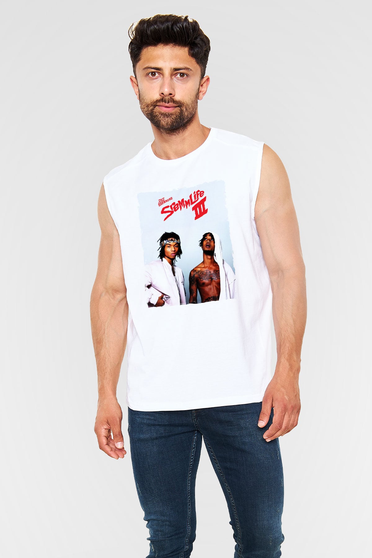 Rae Sremmurd Beyaz Unisex Kolsuz Tişört