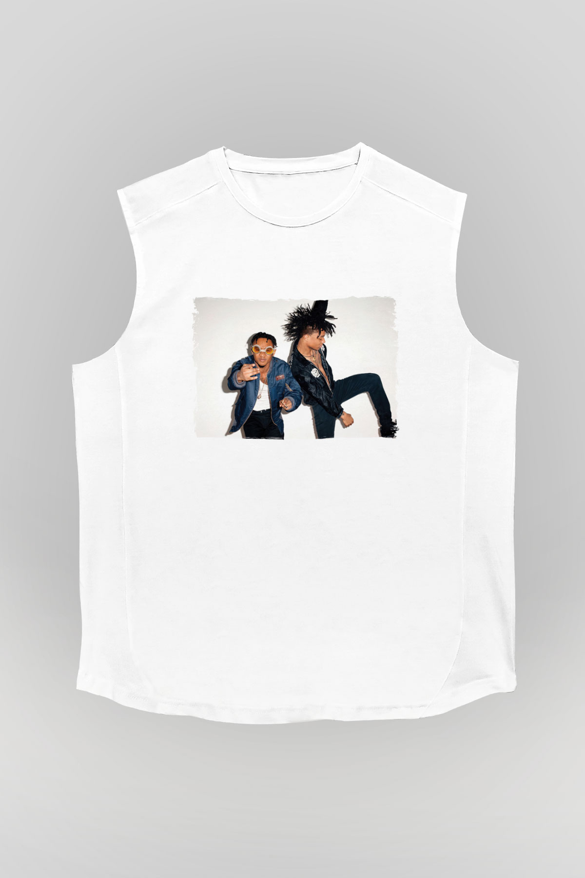 Rae Sremmurd Beyaz Unisex Kolsuz Tişört