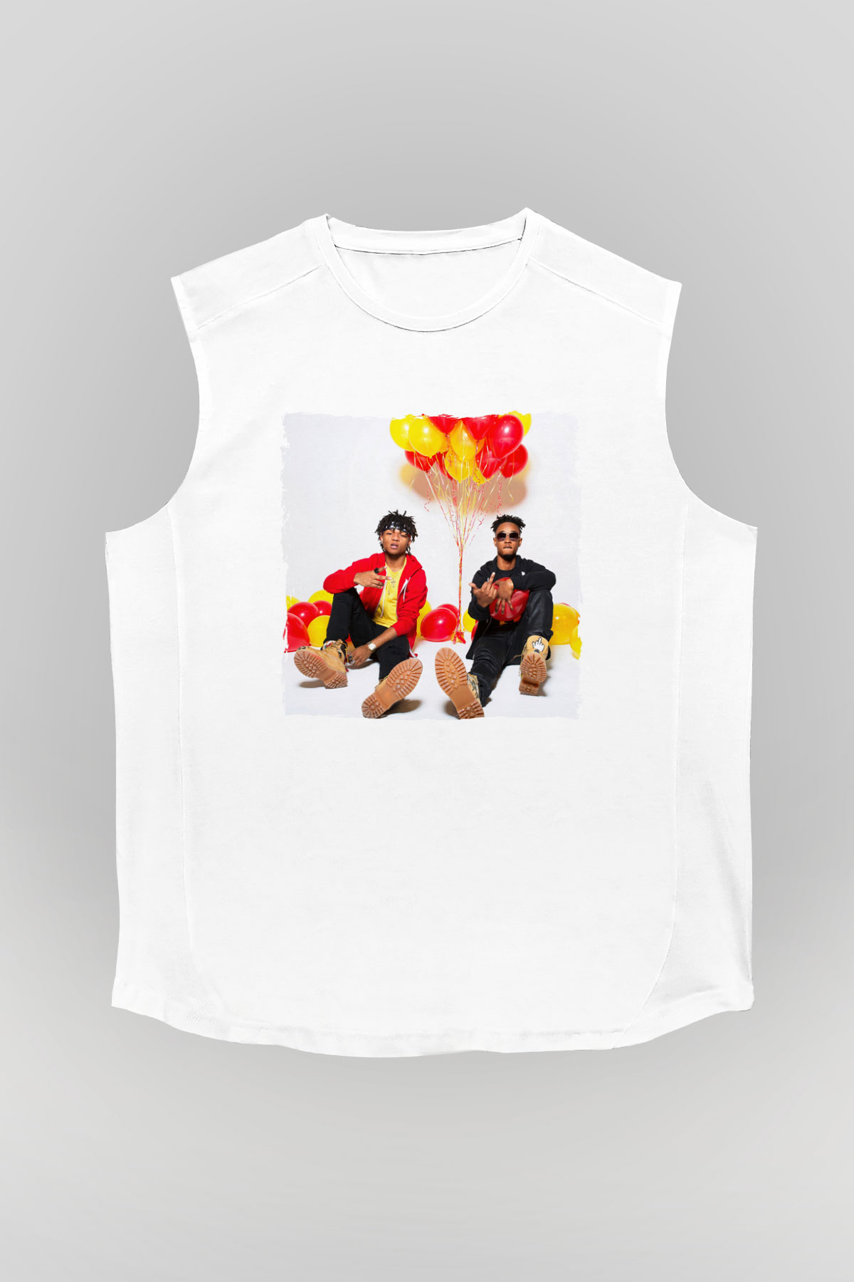 Rae Sremmurd Beyaz Unisex Kolsuz Tişört