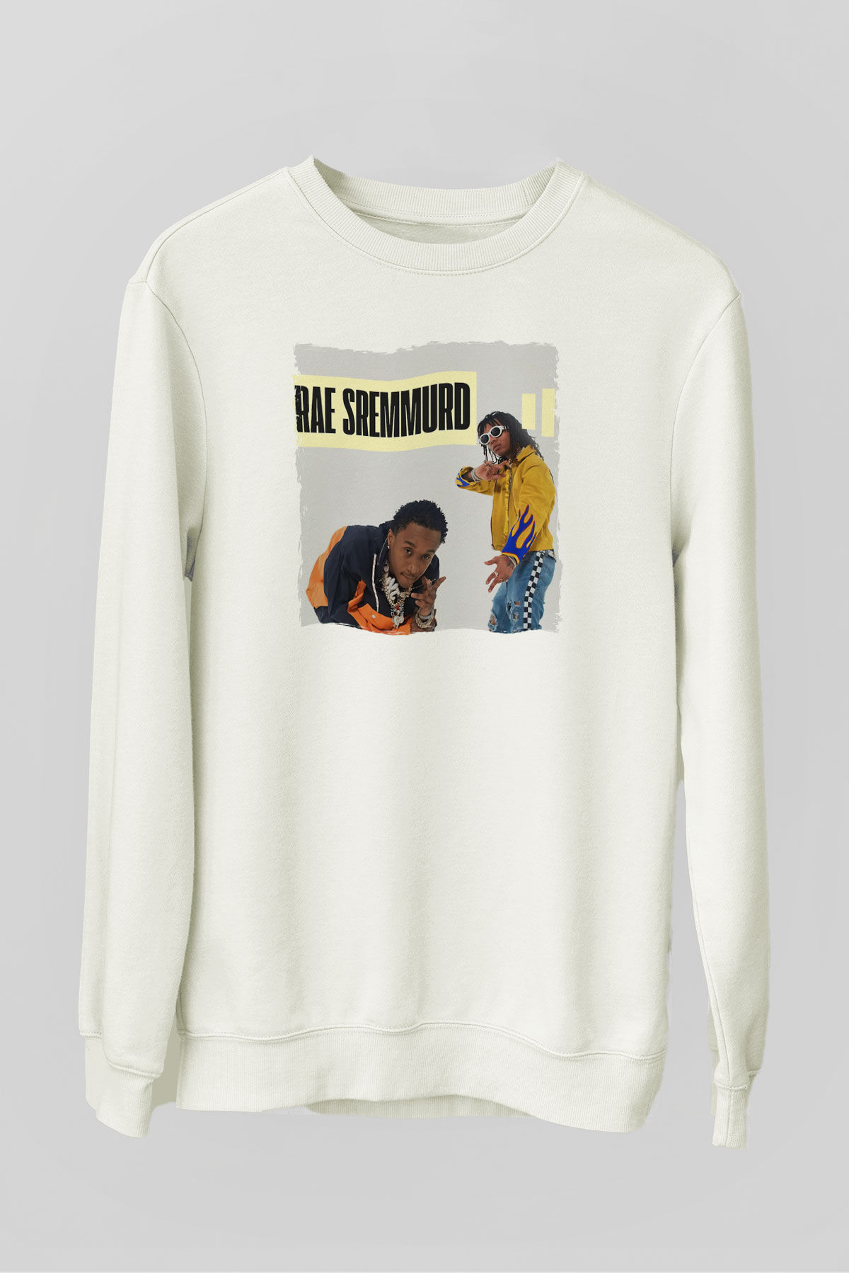 Rae Sremmurd Beyaz Unisex Sweatshirt