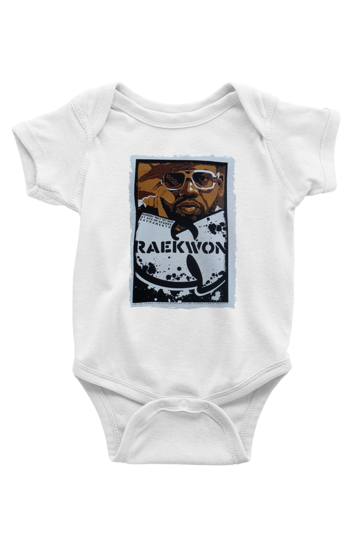Raekwon Beyaz Bebek Body - Zıbın