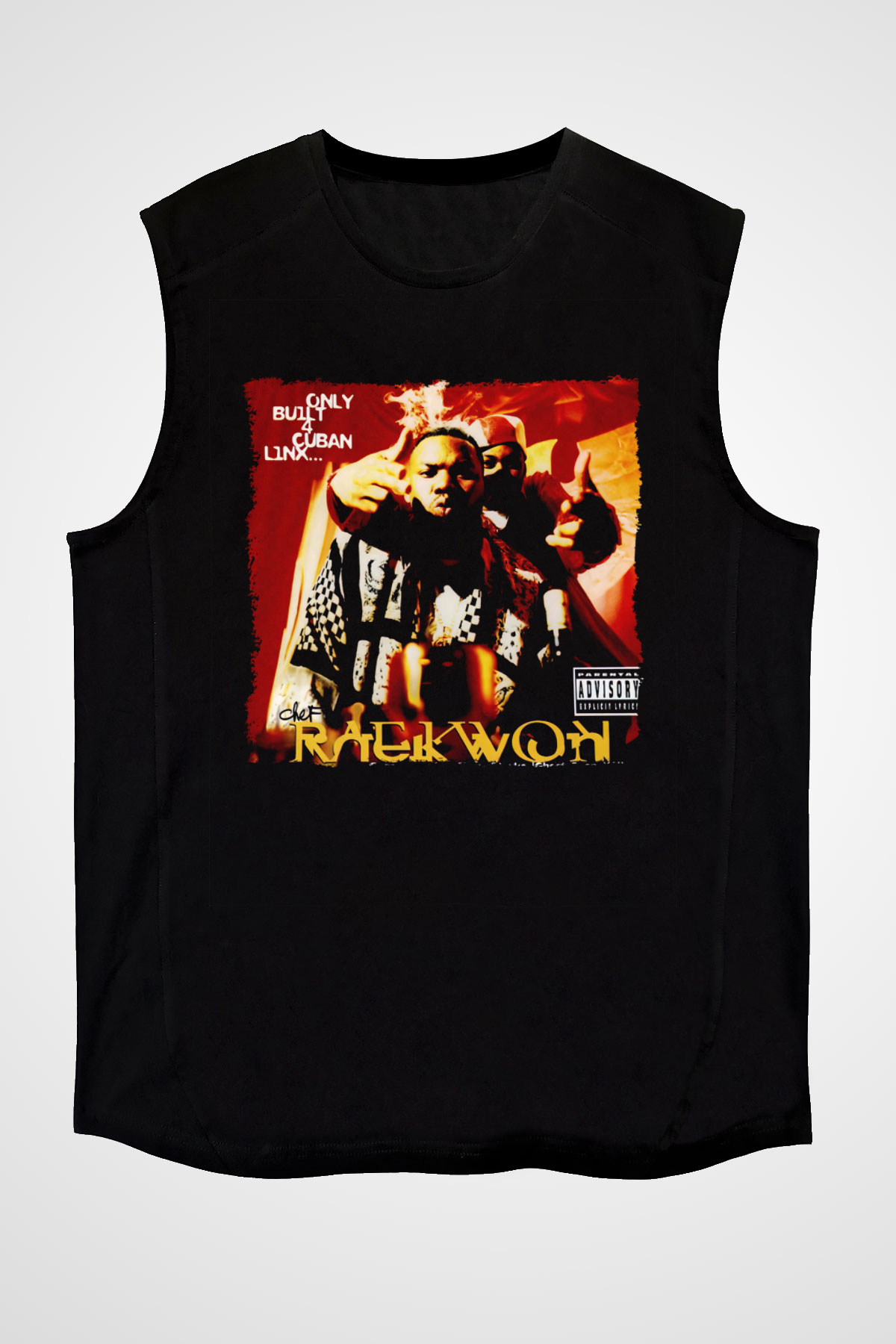 Raekwon Siyah Unisex Kolsuz Tişört