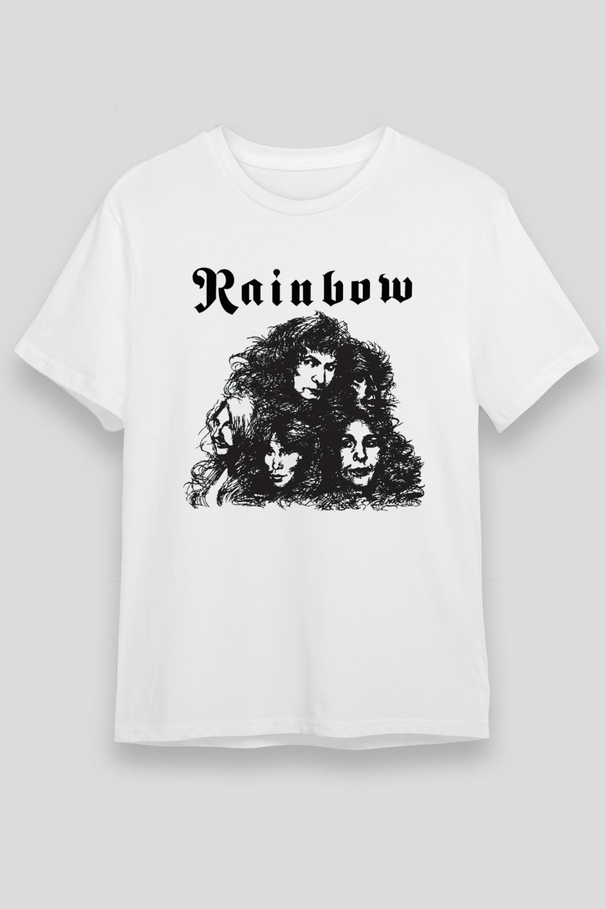 Rainbow Beyaz Unisex Tişört T-Shirt - TişörtFabrikası