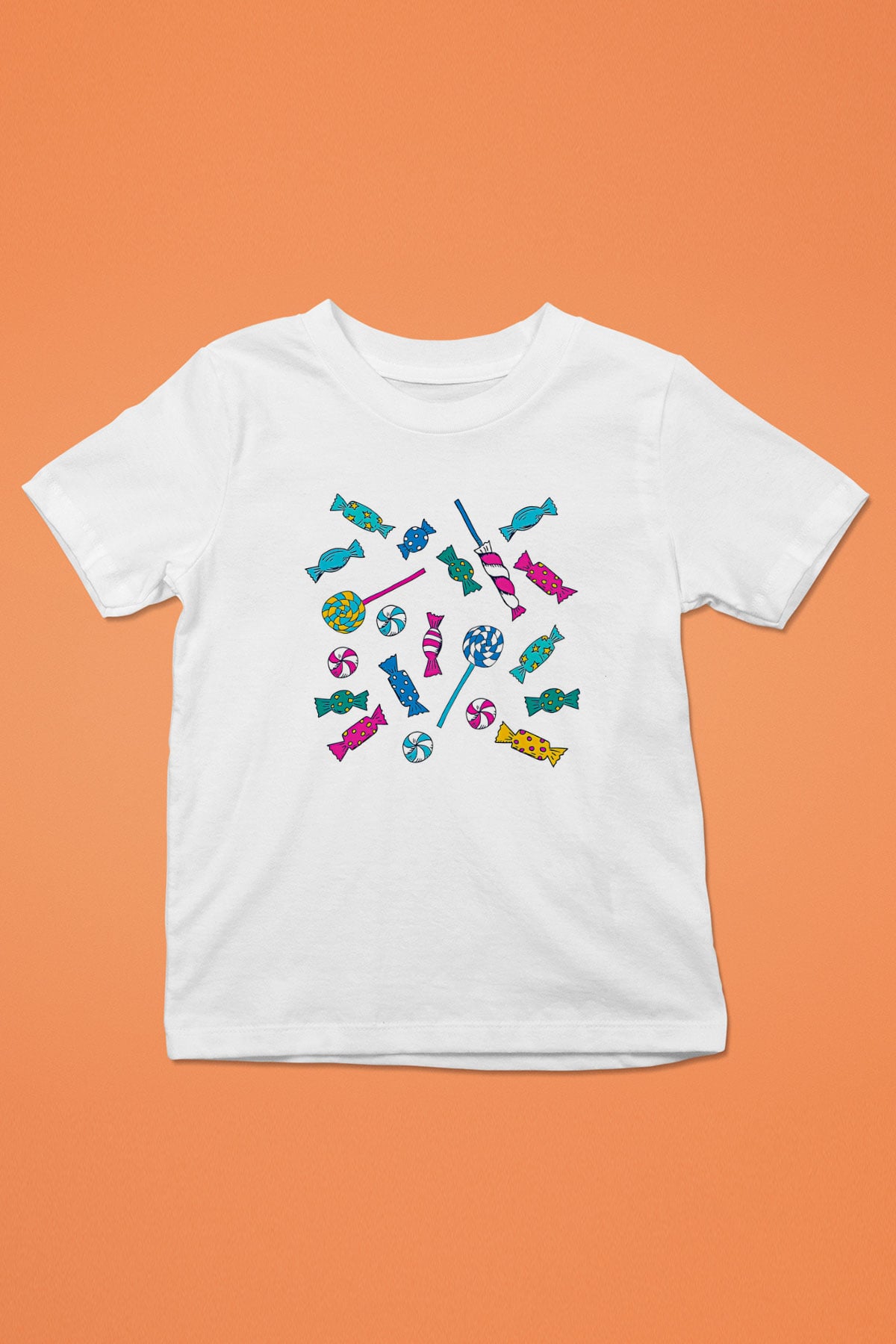 Ramazan Bayramı Baskılı Beyaz Unisex Beyaz Çocuk Tişört - Tshirt
