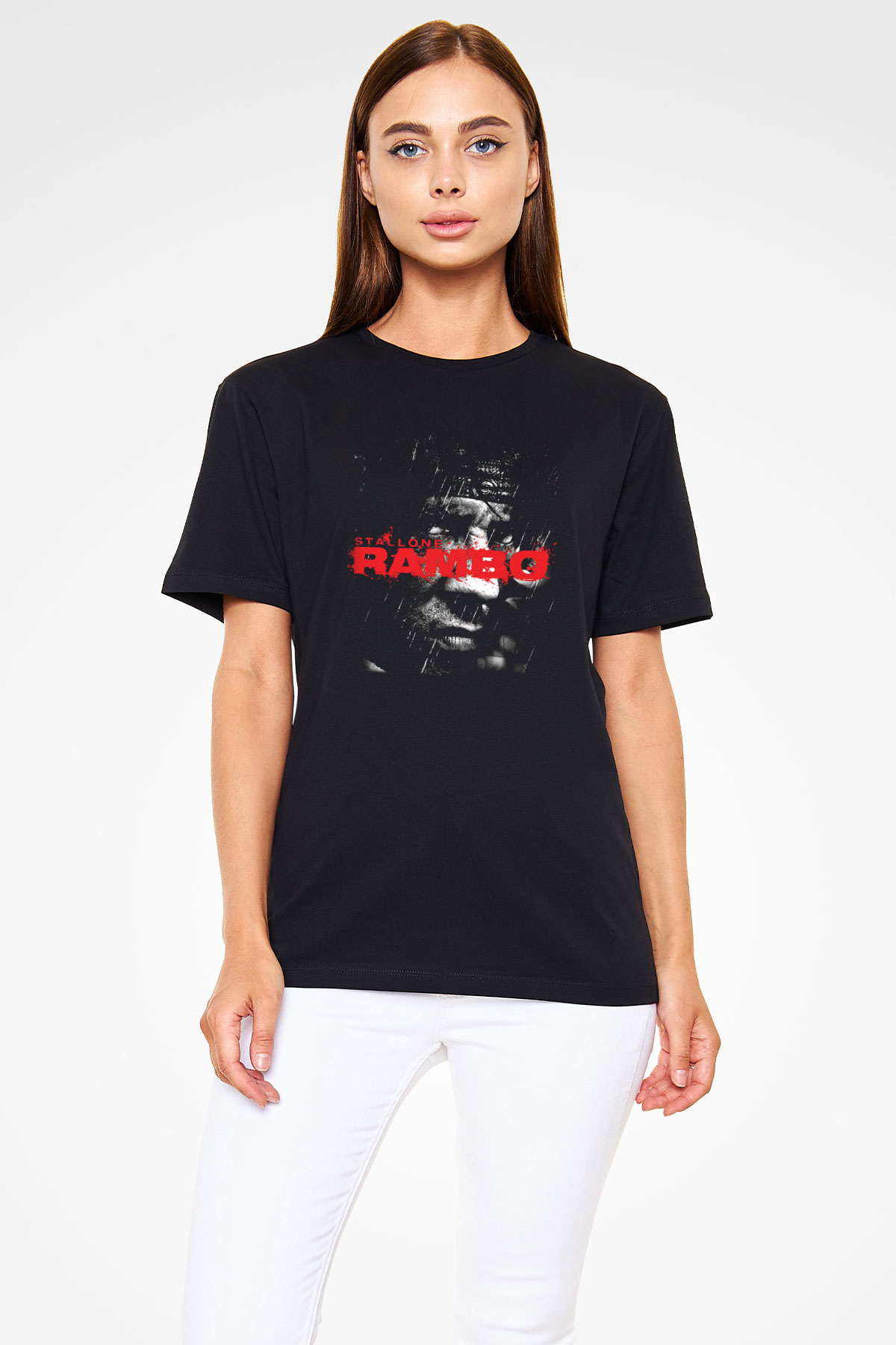 Rambo Siyah Unisex Tişört