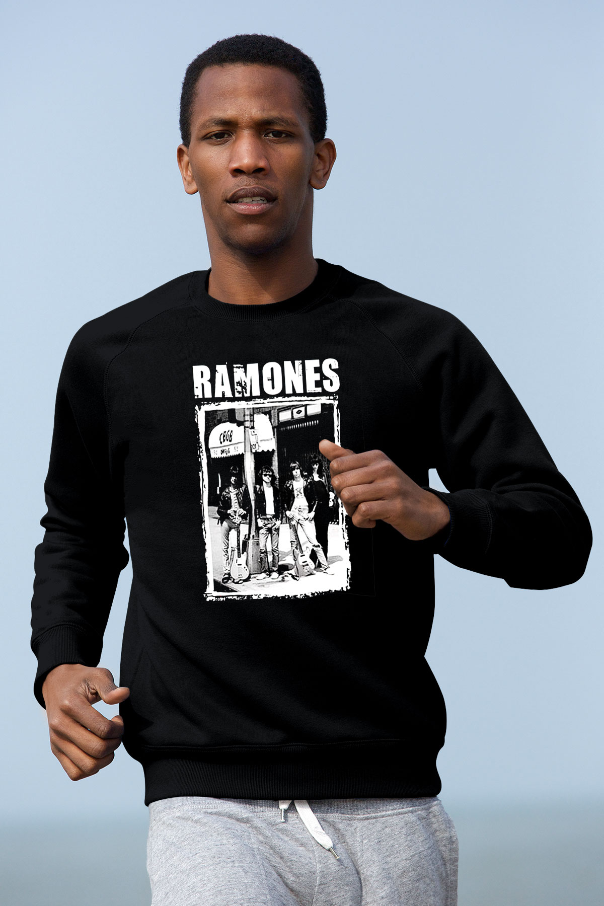 Ramones Siyah Unisex Sweatshirt