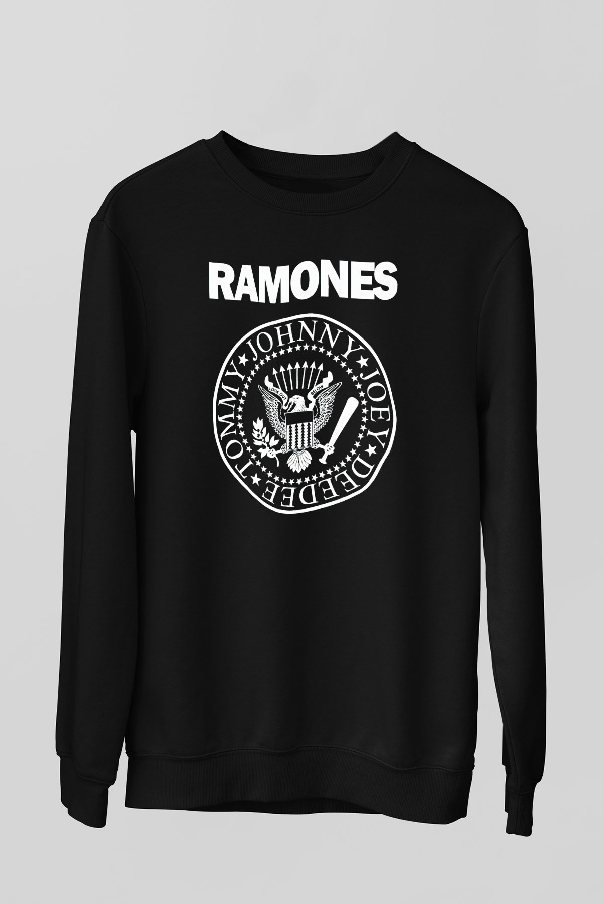 Ramones Siyah Unisex Sweatshirt