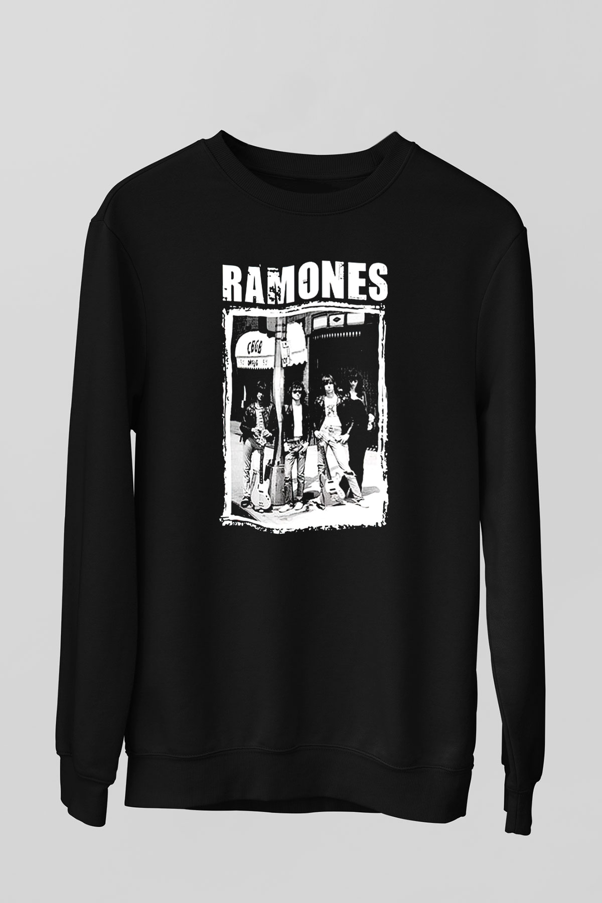 Ramones Siyah Unisex Sweatshirt