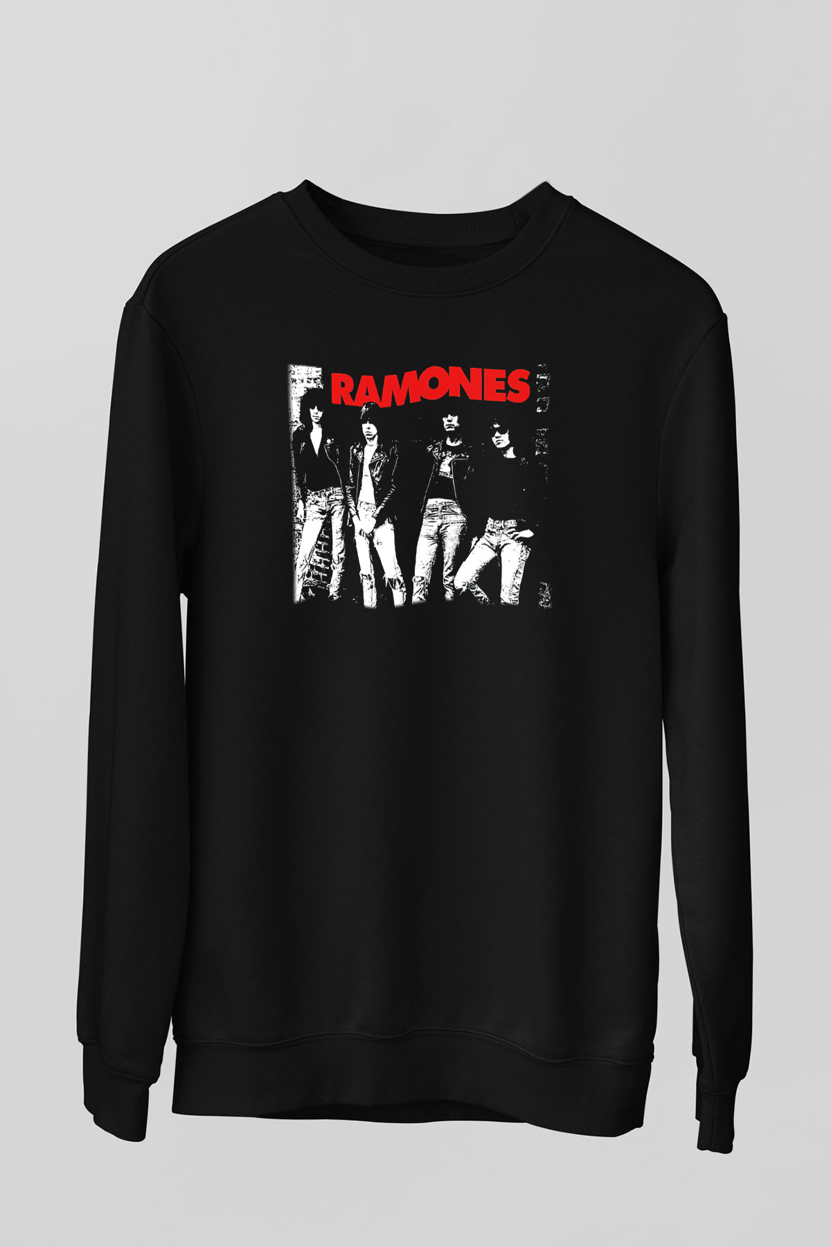 Ramones Siyah Unisex Sweatshirt