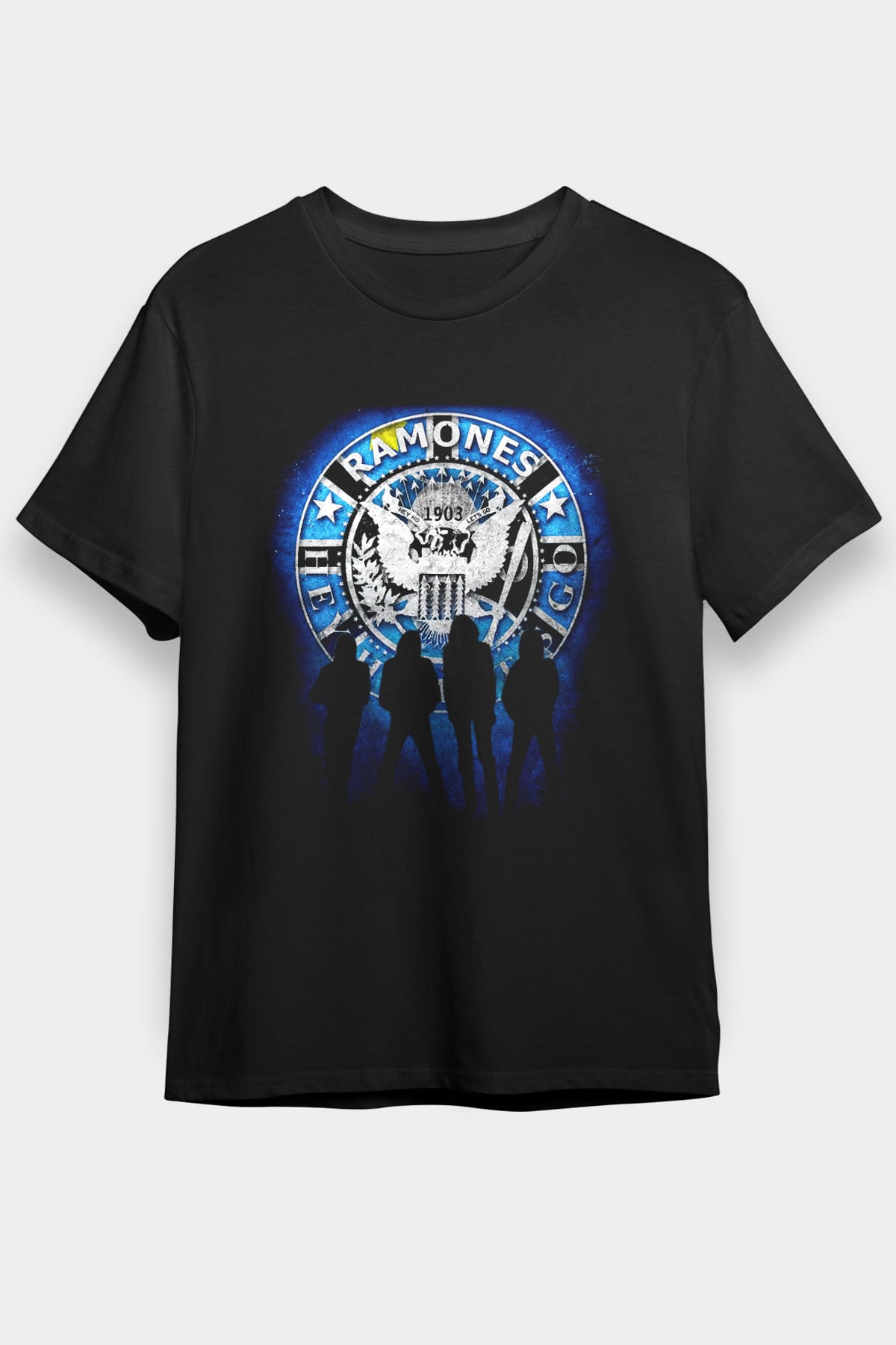 Ramones Siyah Unisex Tişört T-Shirt - TişörtFabrikası