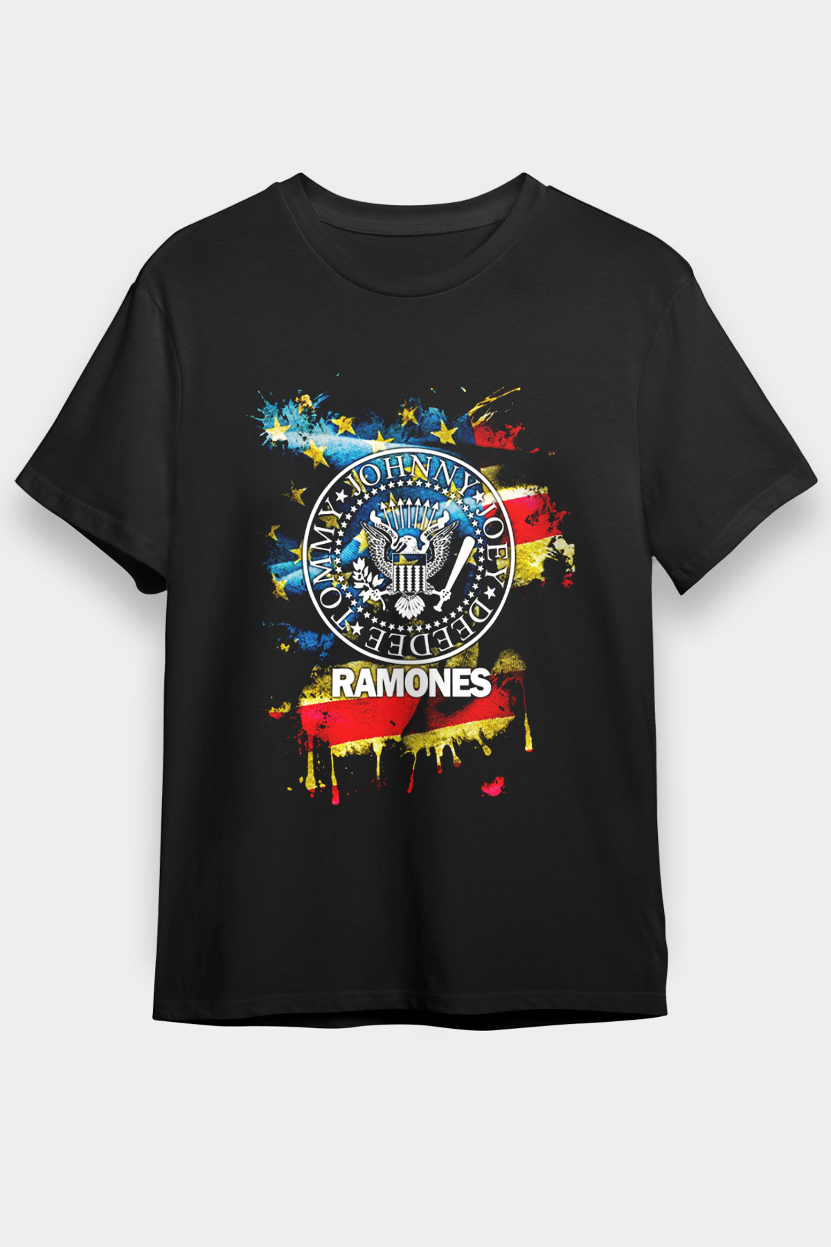 Ramones Siyah Unisex Tişört T-Shirt - TişörtFabrikası