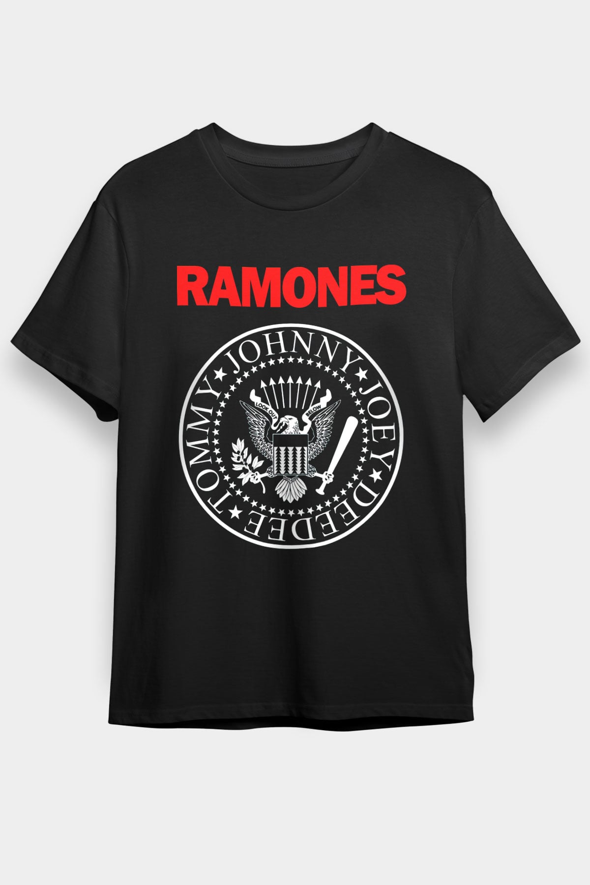 Ramones Siyah Unisex Tişört T-Shirt - TişörtFabrikası