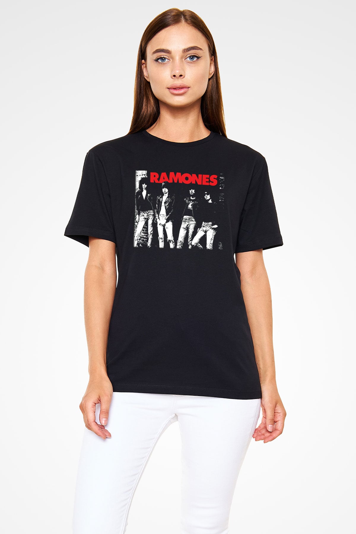 Ramones Siyah Unisex Tişört T-Shirt - TişörtFabrikası