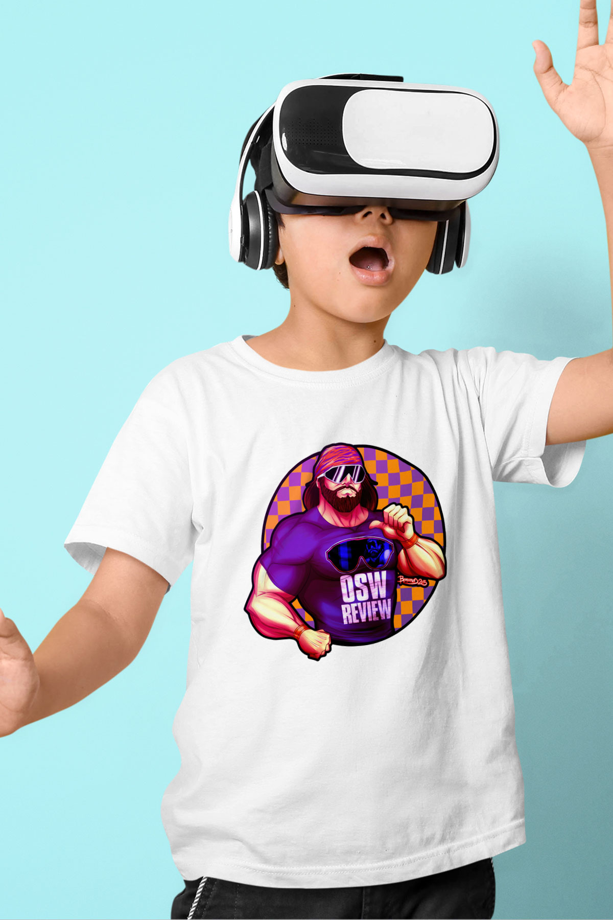 Randy Savage Beyaz Unisex  Çocuk Tişört