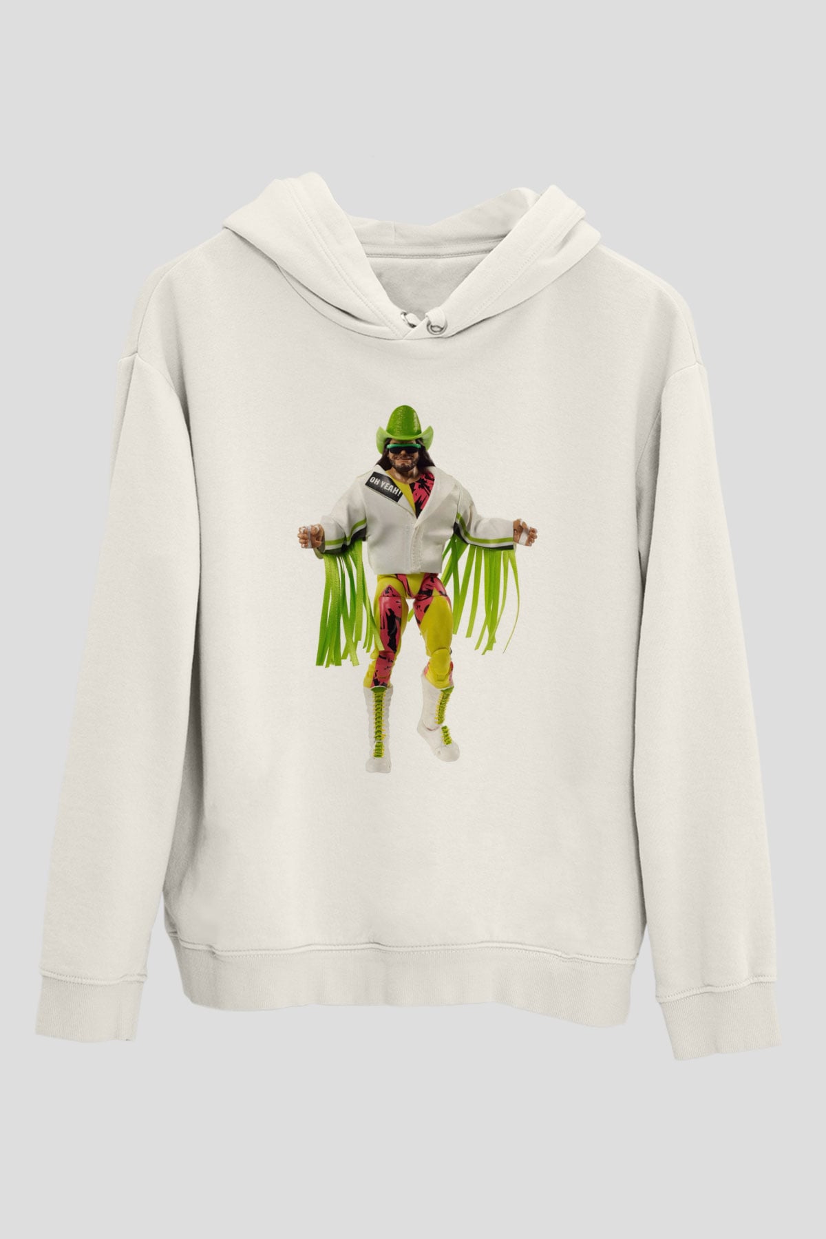Randy Savage Beyaz Unisex Hoodie