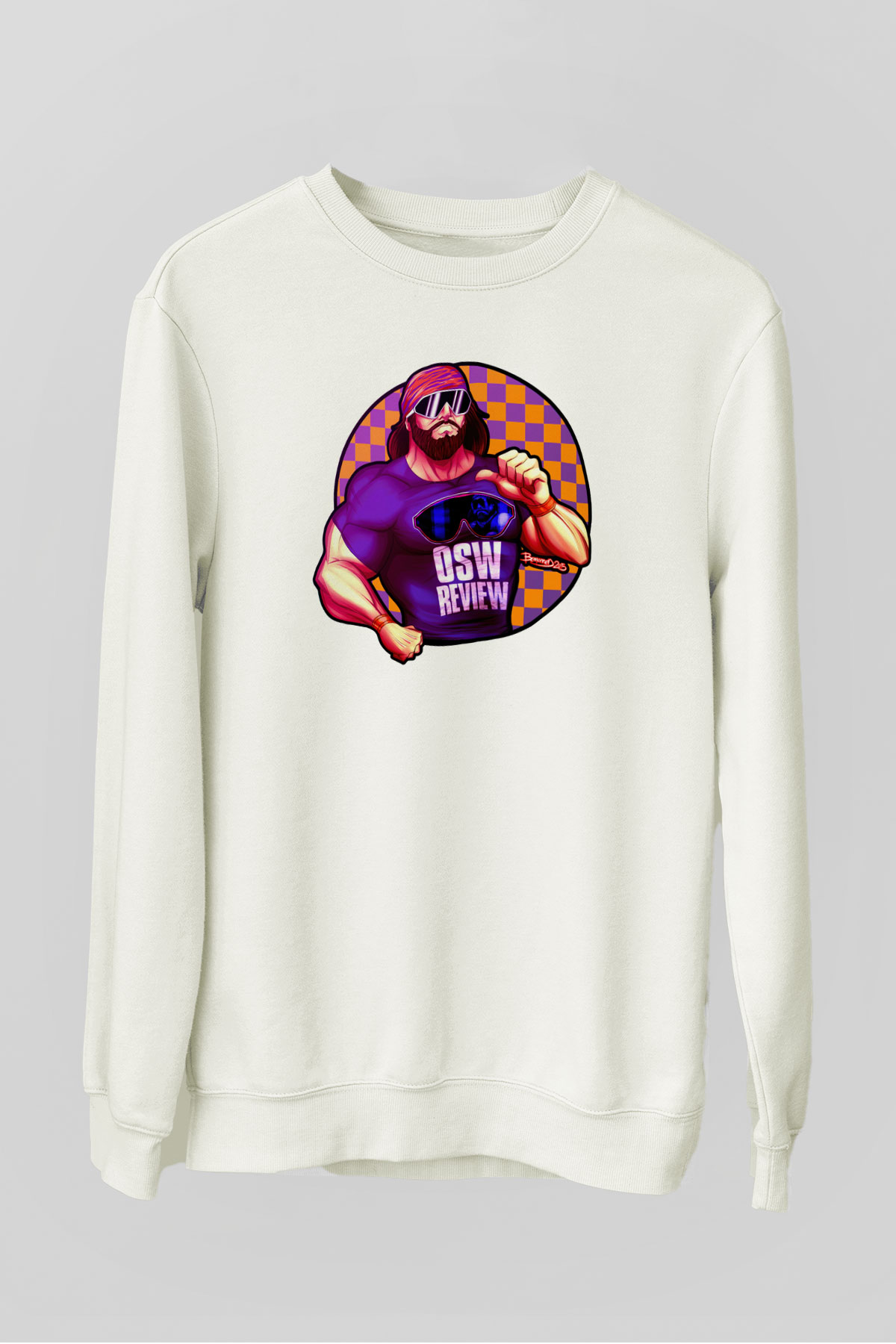 Randy Savage Beyaz Unisex  Sweatshirt