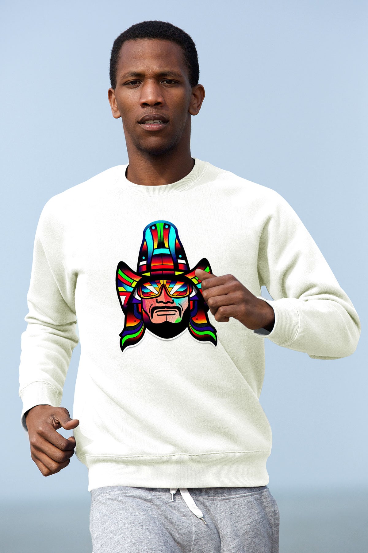 Randy Savage Beyaz Unisex  Sweatshirt