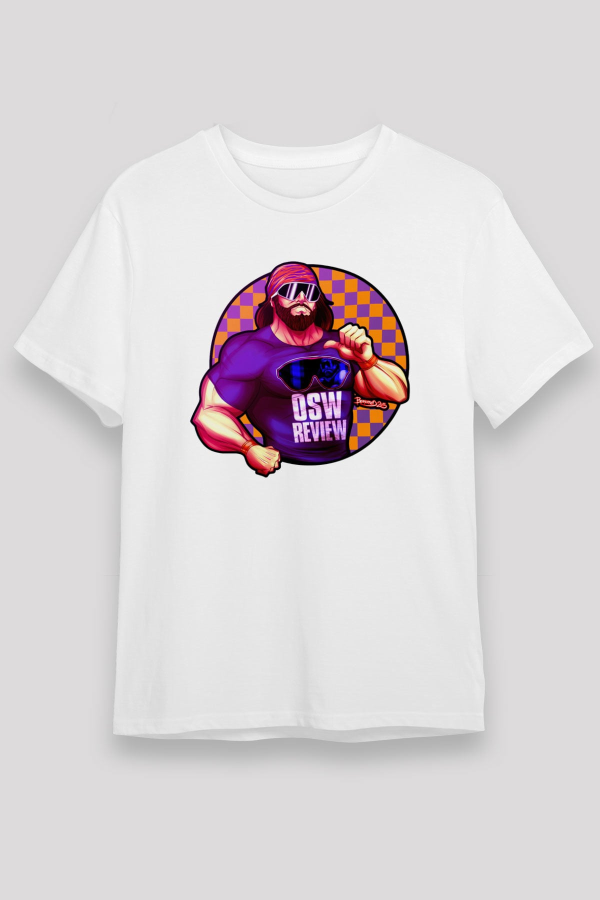 Randy Savage Beyaz Unisex Tişört