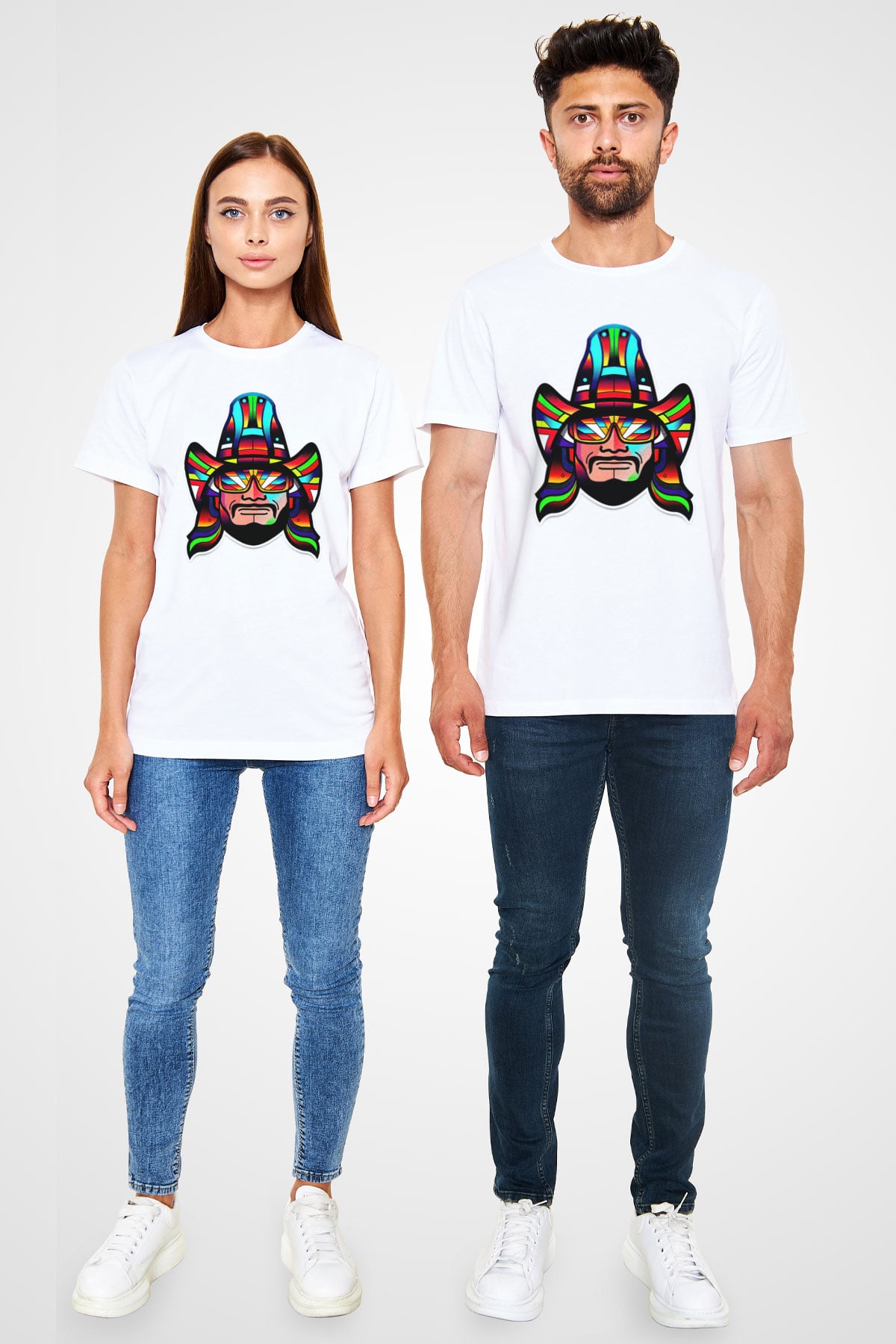 Randy Savage Beyaz Unisex Tişört