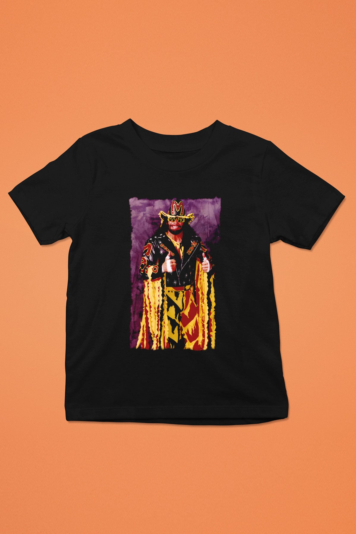 Randy Savage Siyah Unisex  Çocuk Tişört
