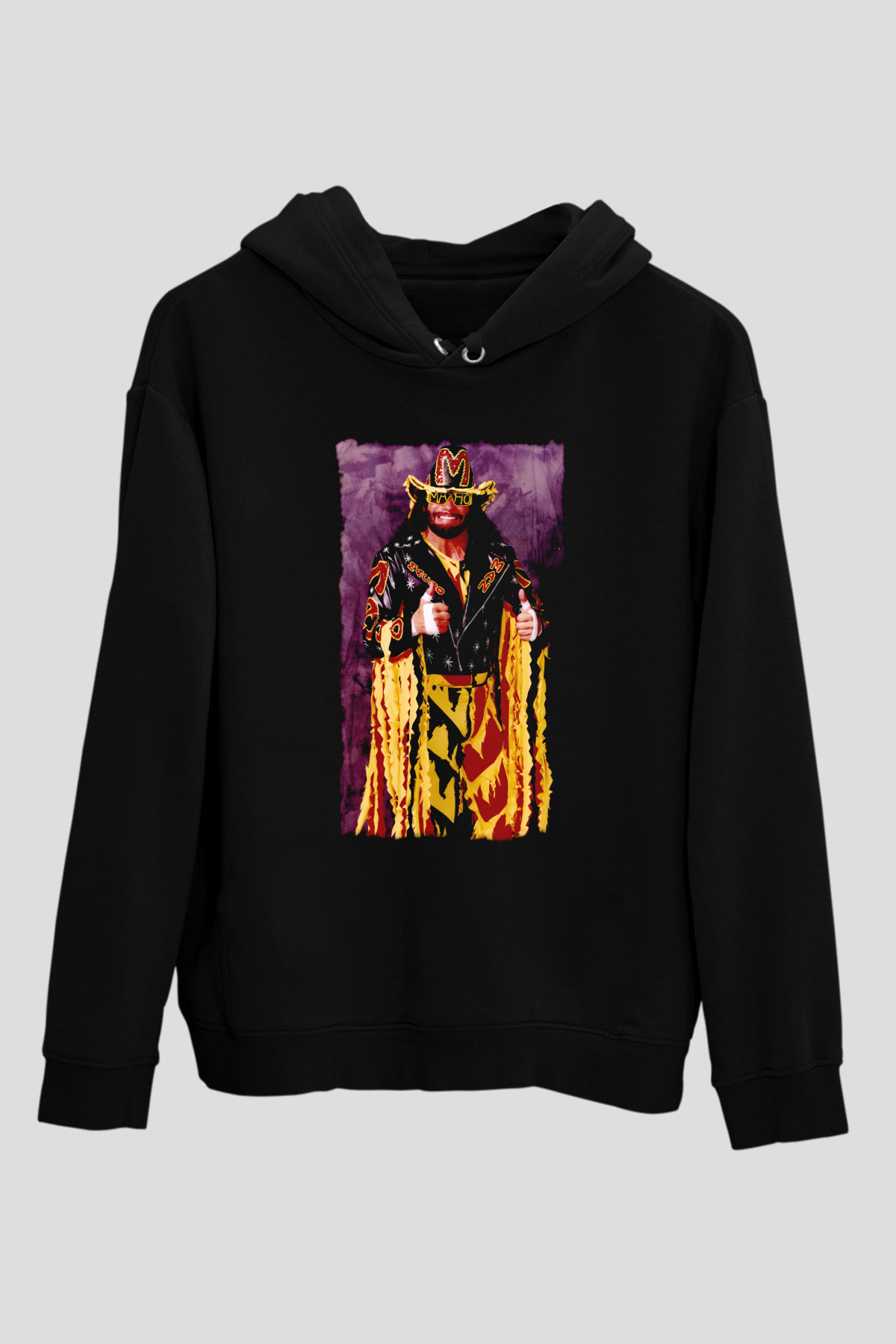 Randy Savage Siyah Unisex Hoodie