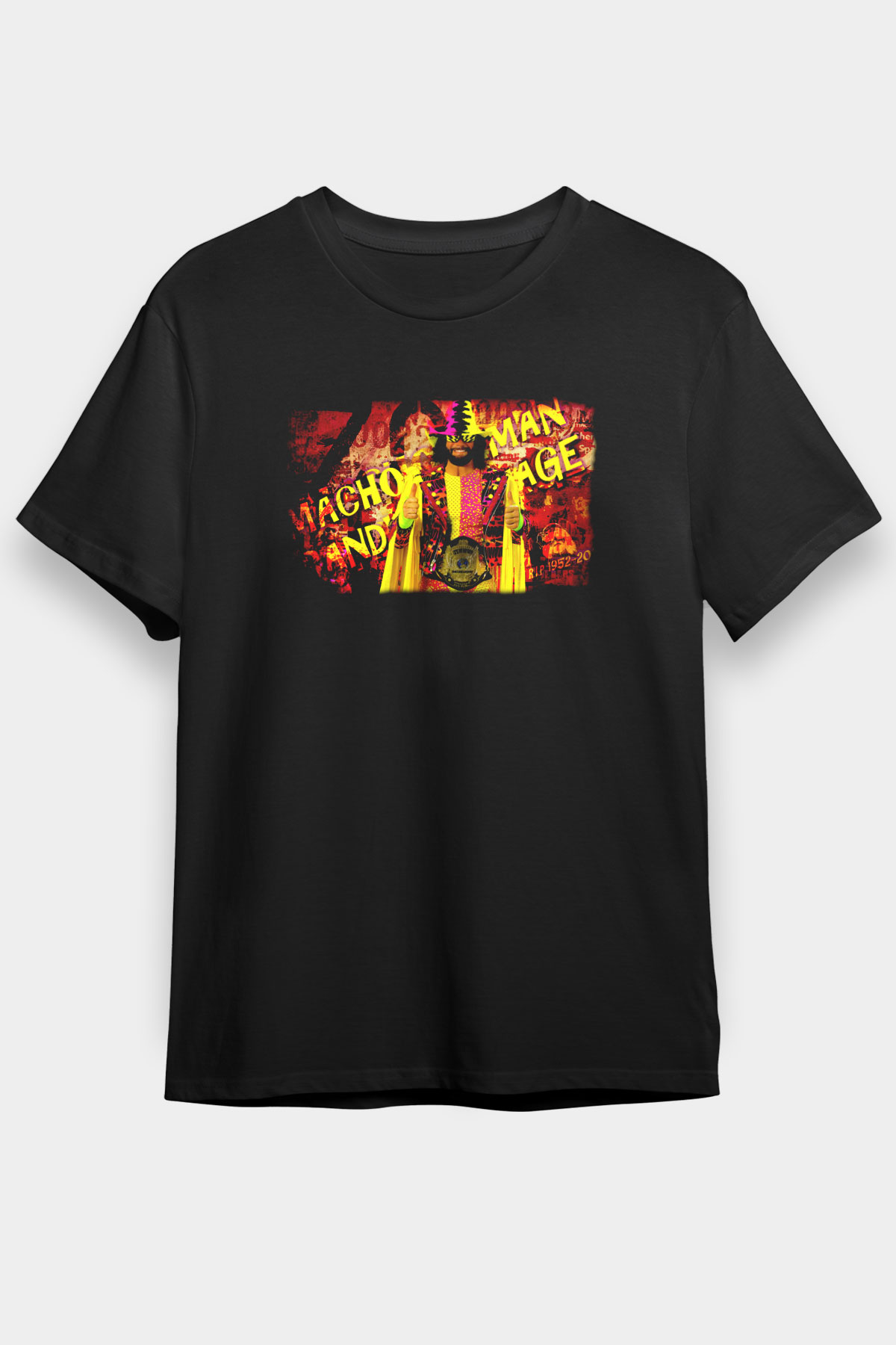 Randy Savage Siyah Unisex Tişört