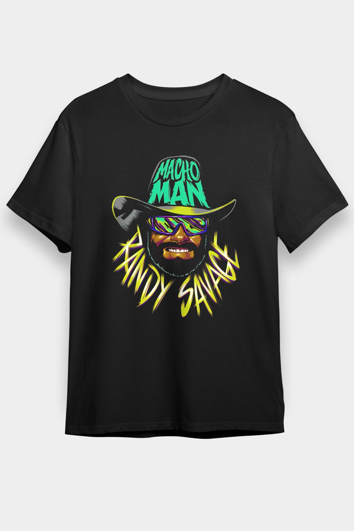 Randy Savage Siyah Unisex Tişört