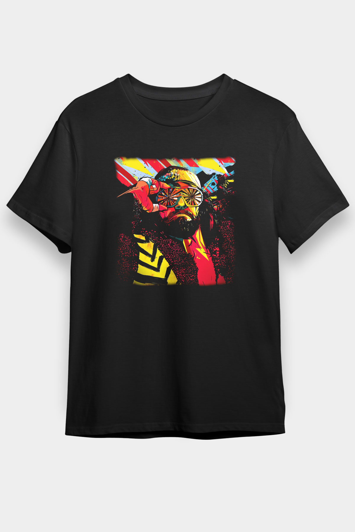 Randy Savage Siyah Unisex Tişört