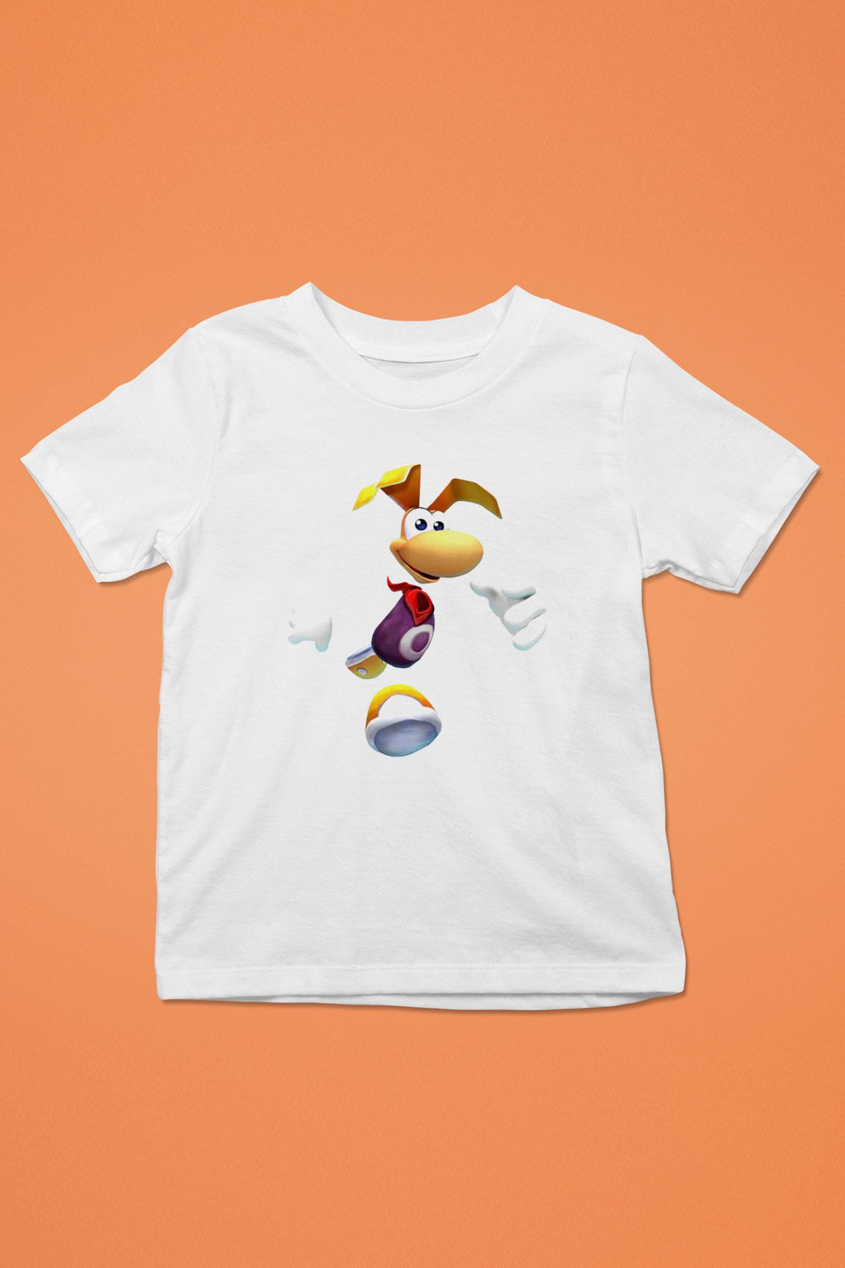 Rayman Beyaz Unisex Çocuk Tişört
