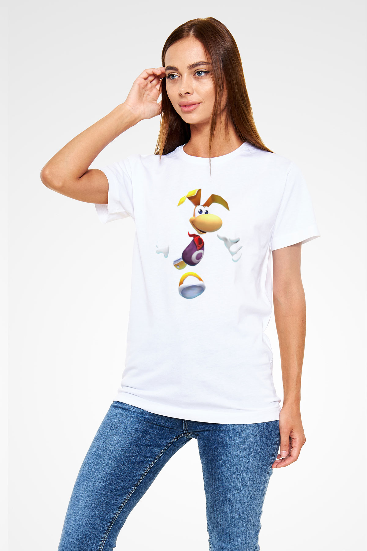 Rayman Beyaz Unisex Tişört T-Shirt