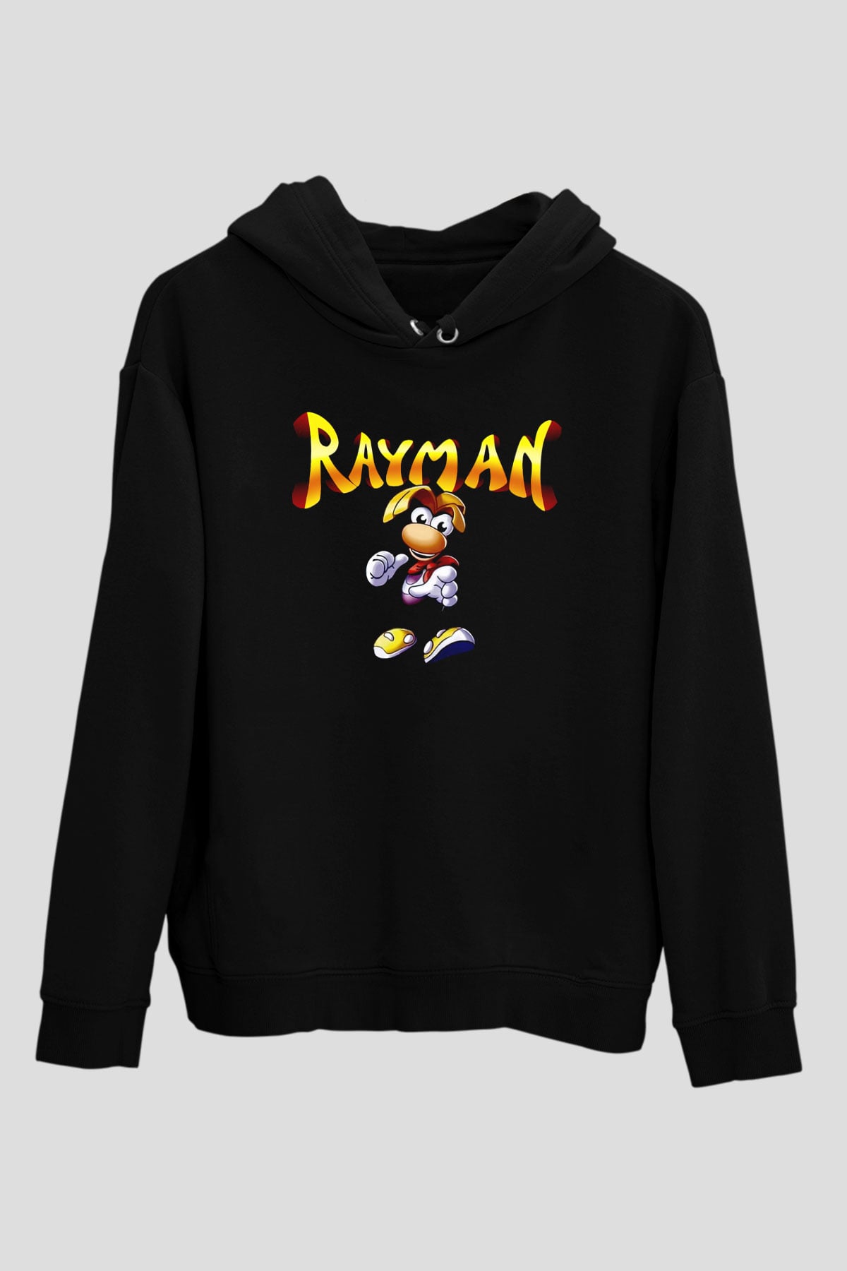Rayman Siyah Unisex Hoodie