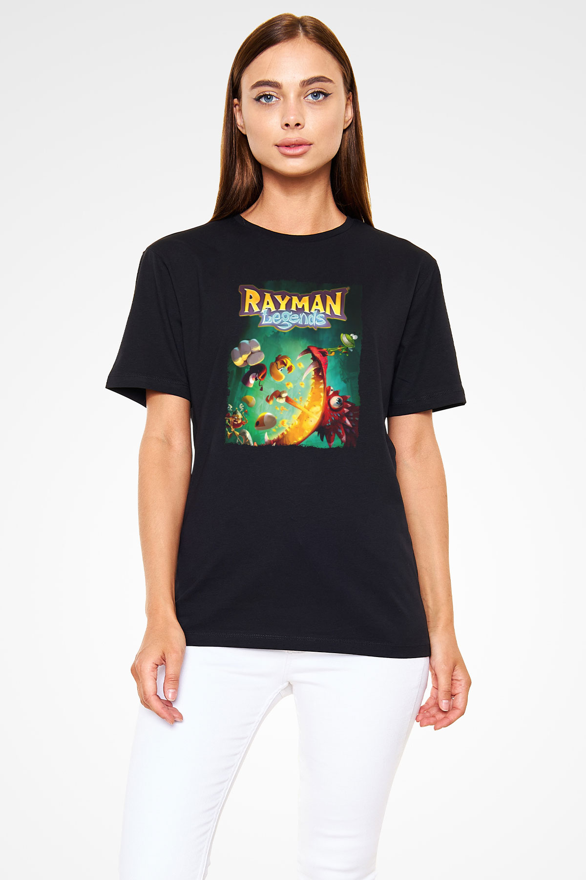Rayman Siyah Unisex Tişört T-Shirt