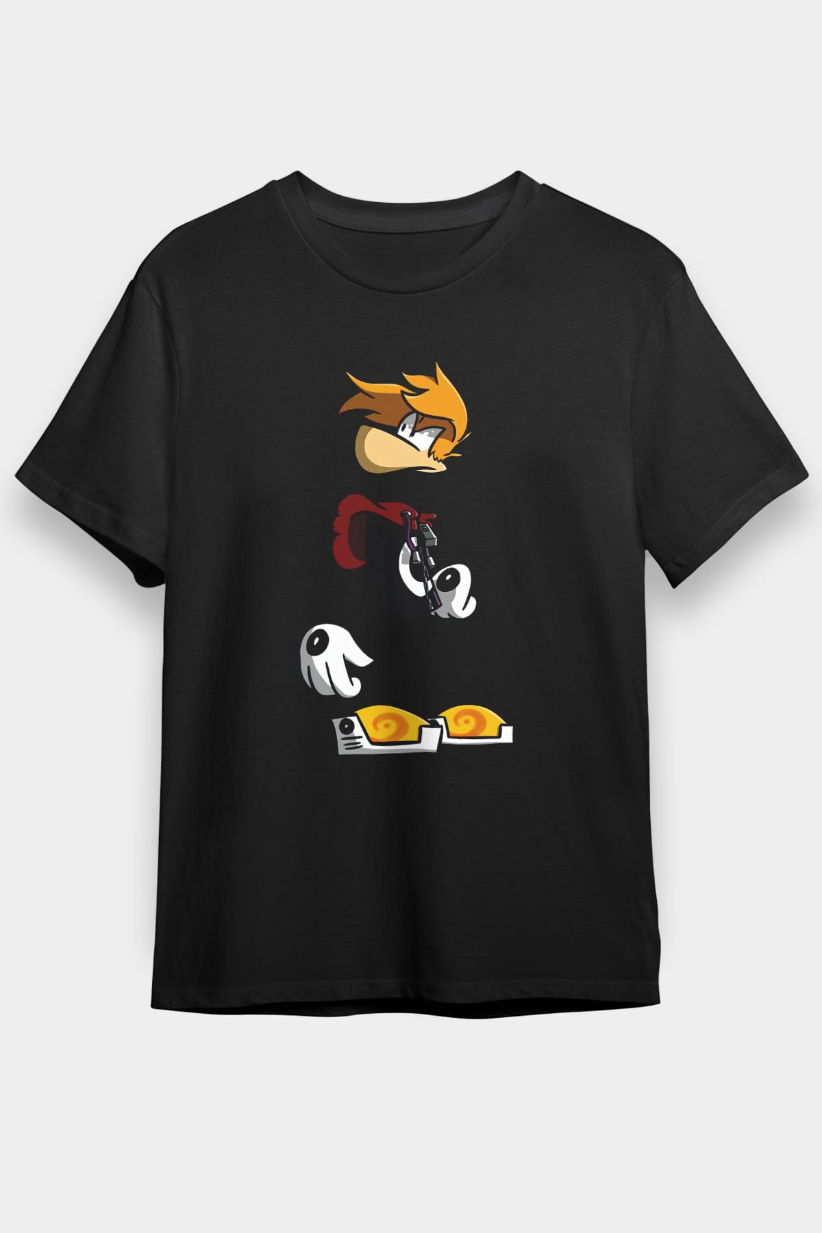 Rayman Siyah Unisex Tişört T-Shirt