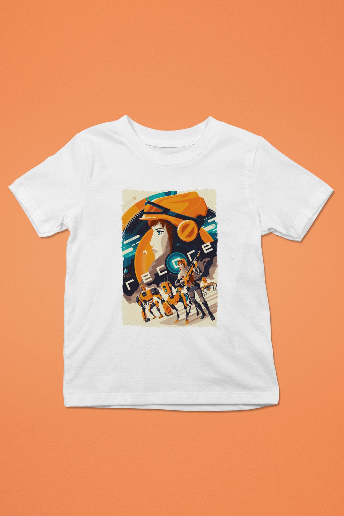 ReCore Beyaz Unisex Çocuk Tişört