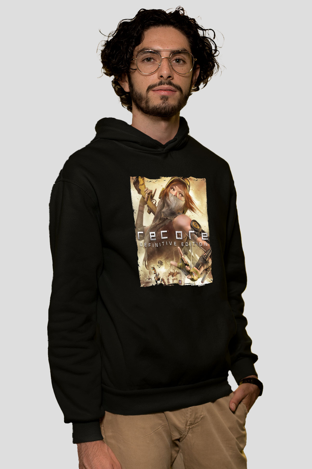 ReCore Siyah Unisex Hoodie