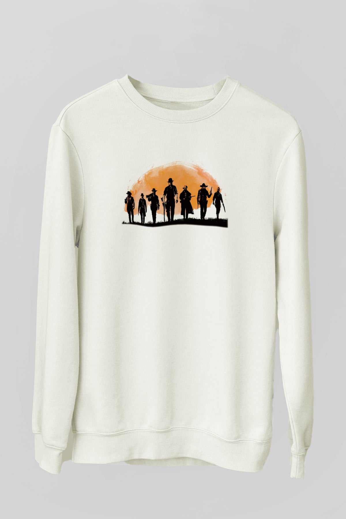 Red Dead Redemption Beyaz Unisex Sweatshirt