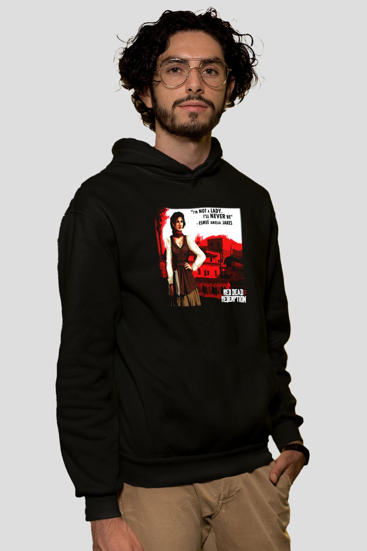 Red Dead Redemption Siyah Unisex Hoodie
