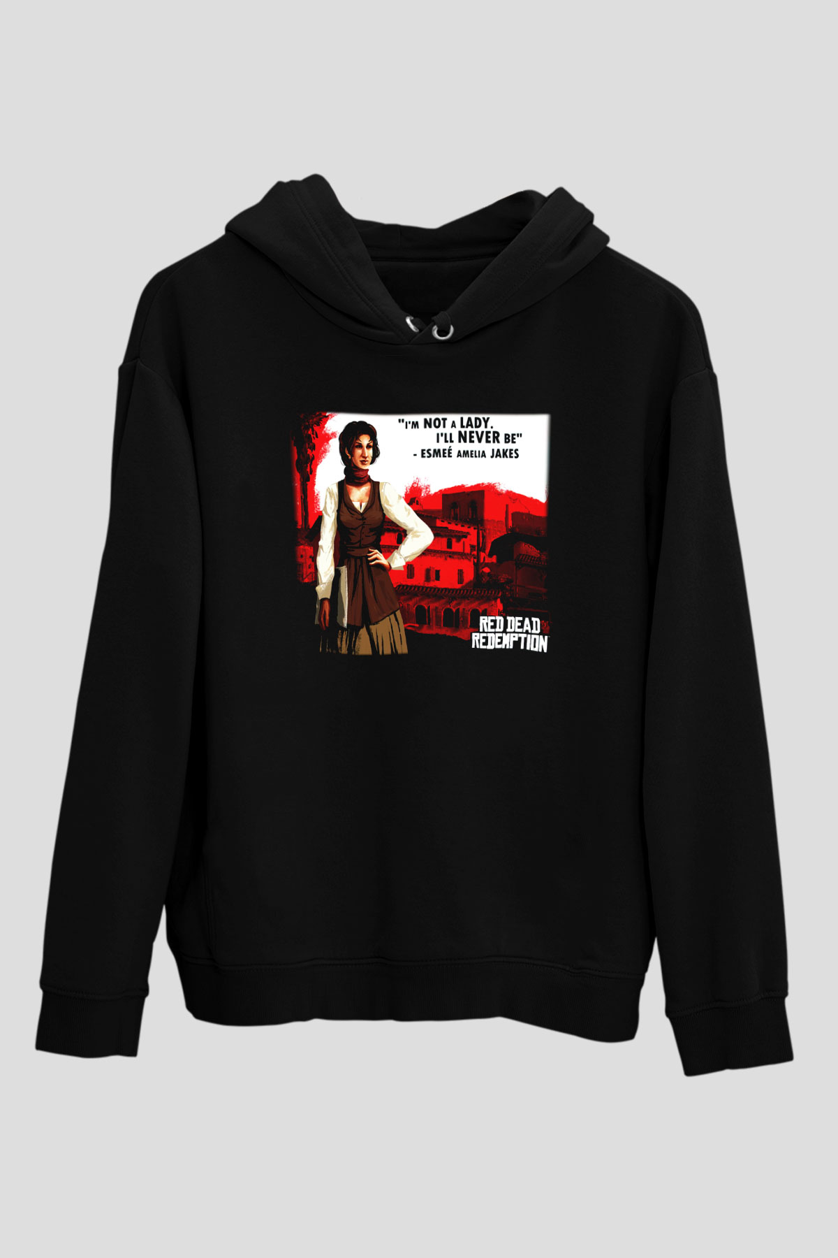 Red Dead Redemption Siyah Unisex Hoodie