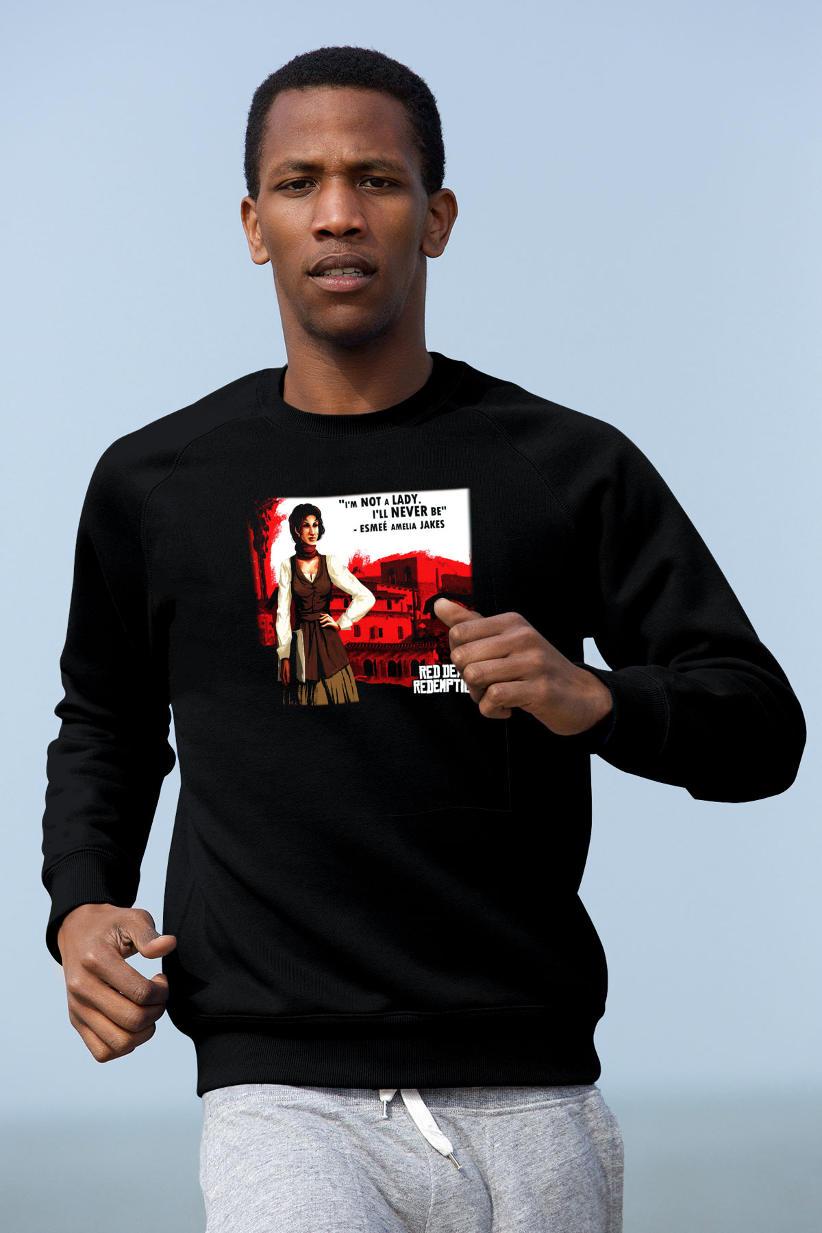 Red Dead Redemption Siyah Unisex Sweatshirt
