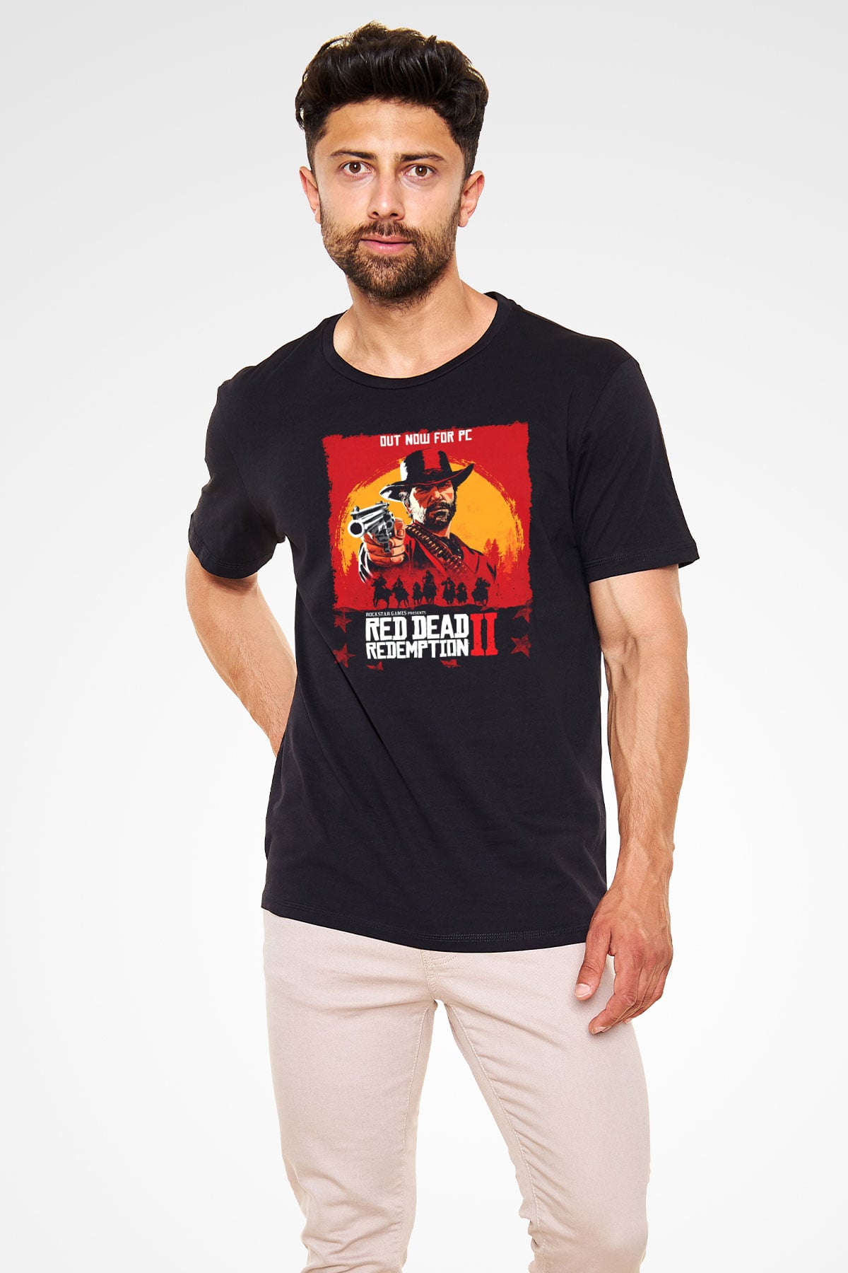 Red Dead Redemption Siyah Unisex Tişört T-Shirt