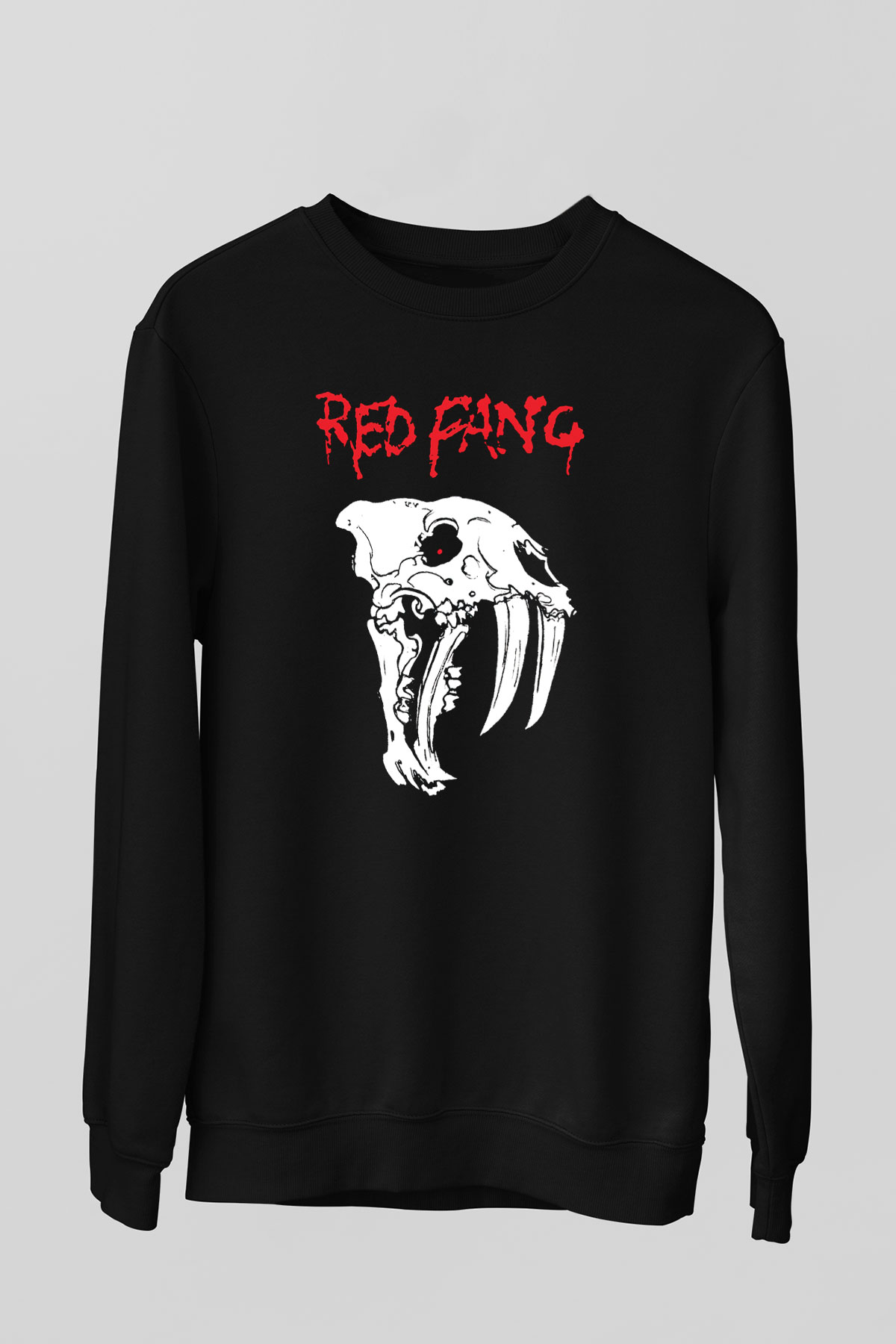 Red Fang Siyah Unisex Sweatshirt