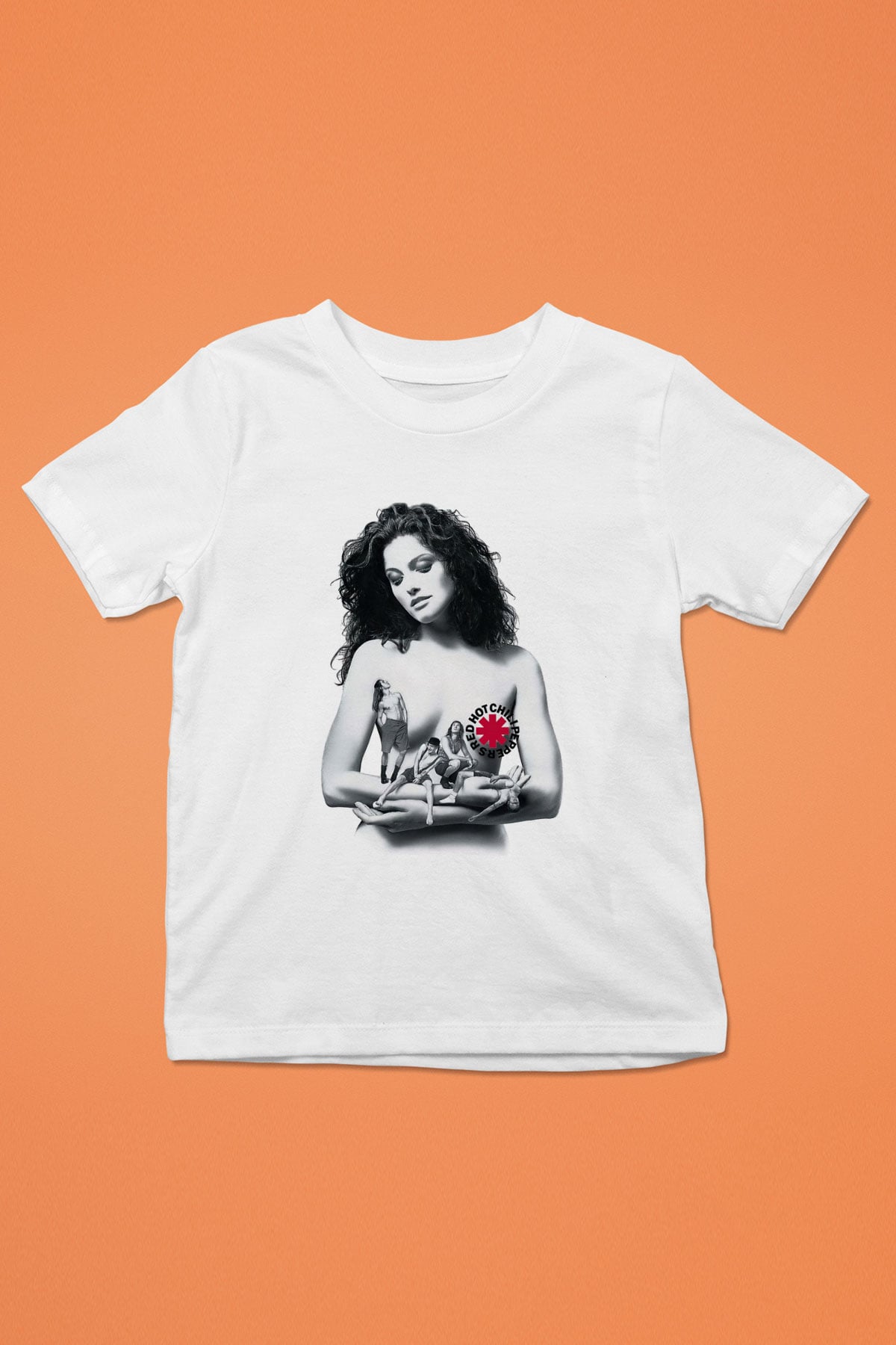 Red Hot Chili Peppers Baskılı Beyaz Unisex Çocuk Tişört