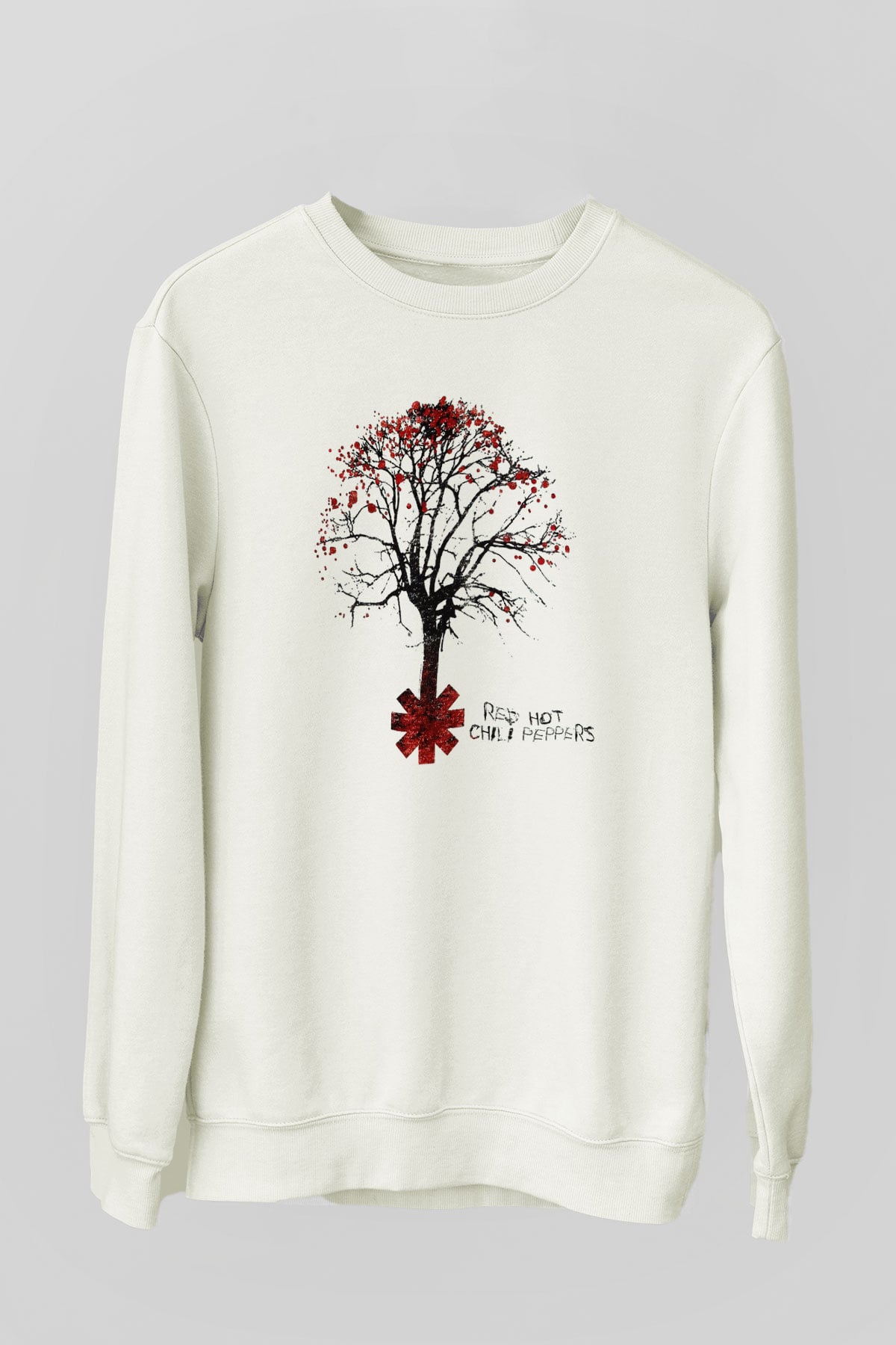Red Hot Chili Peppers Beyaz Unisex Sweatshirt