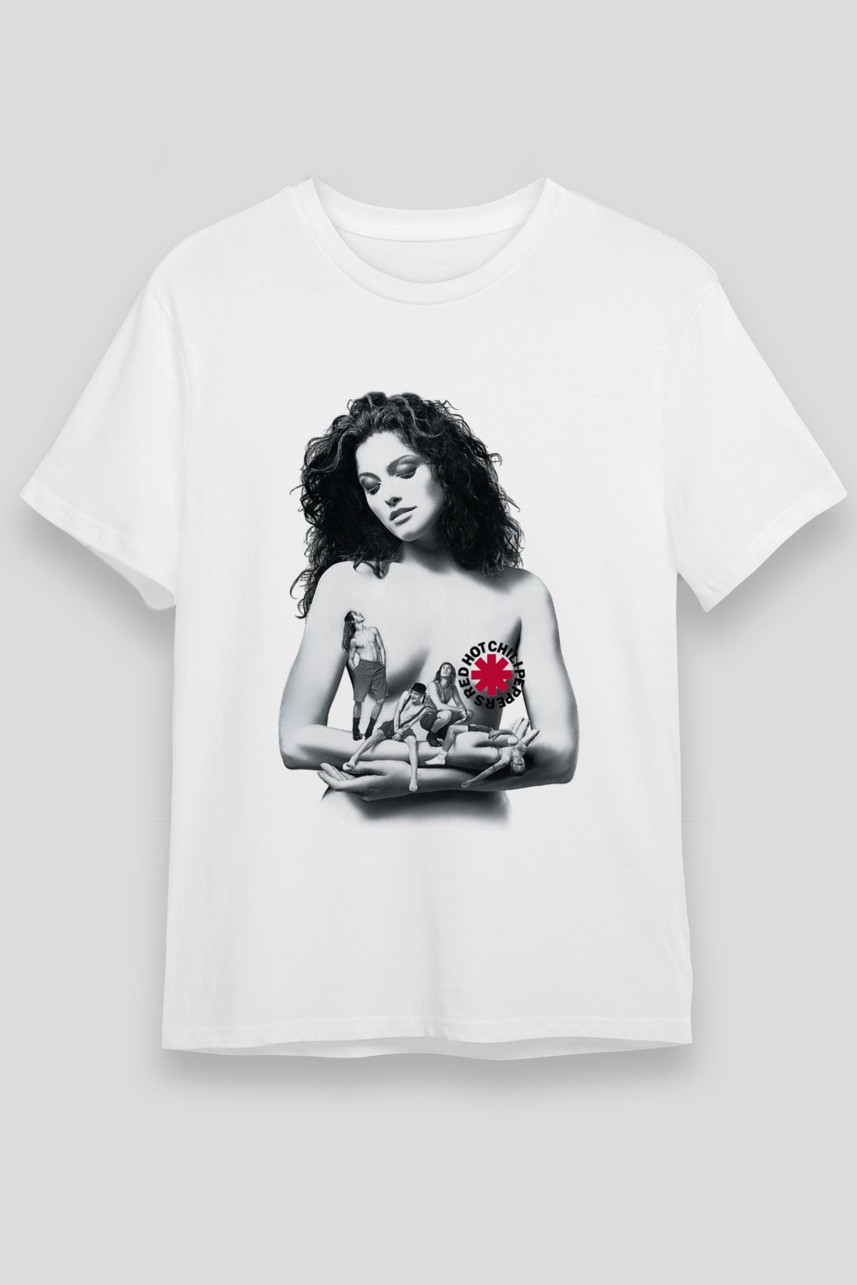 Red Hot Chili Peppers Beyaz Unisex Tişört T-Shirt - TişörtFabrikası