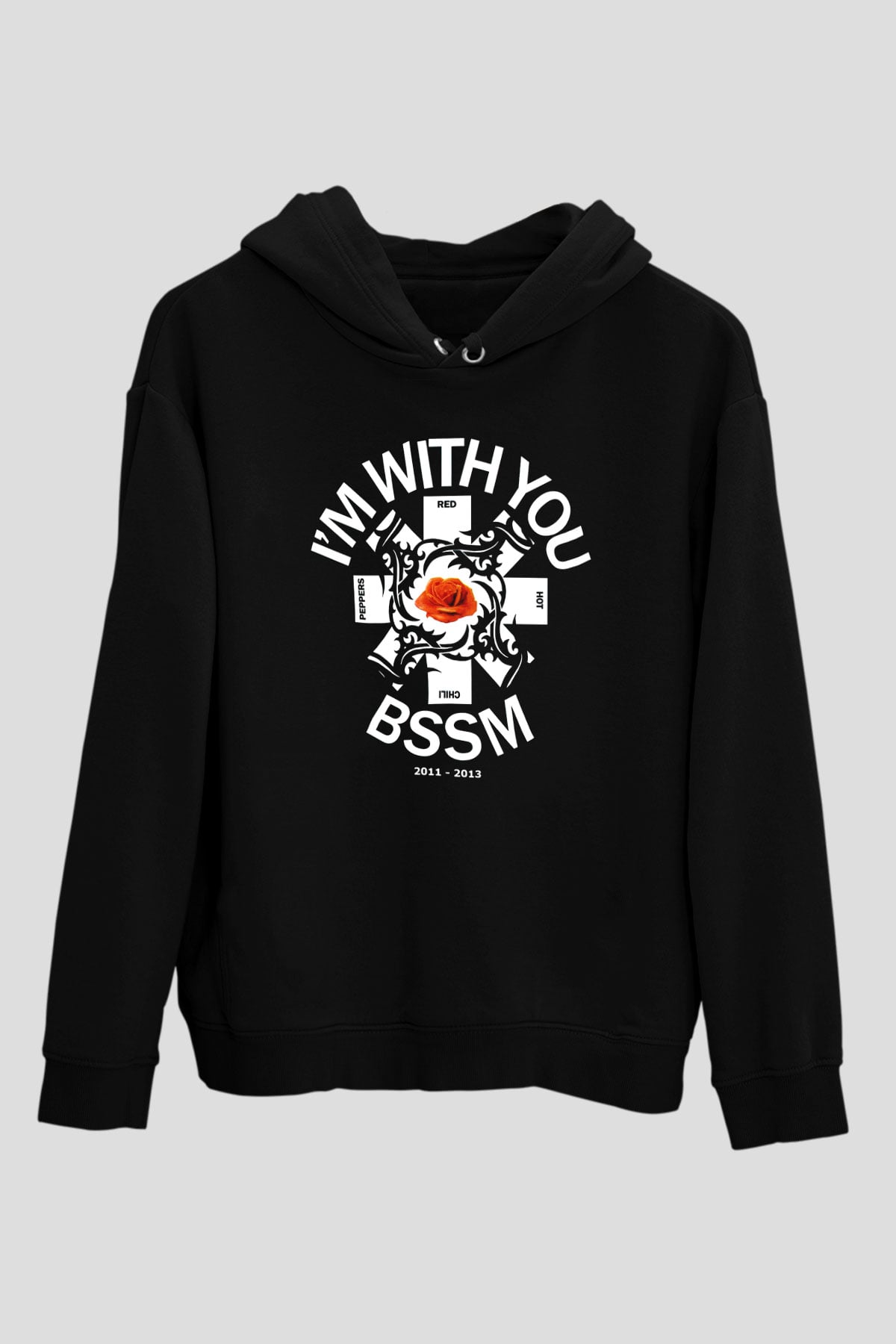 Red Hot Chili Peppers Siyah Unisex Hoodie