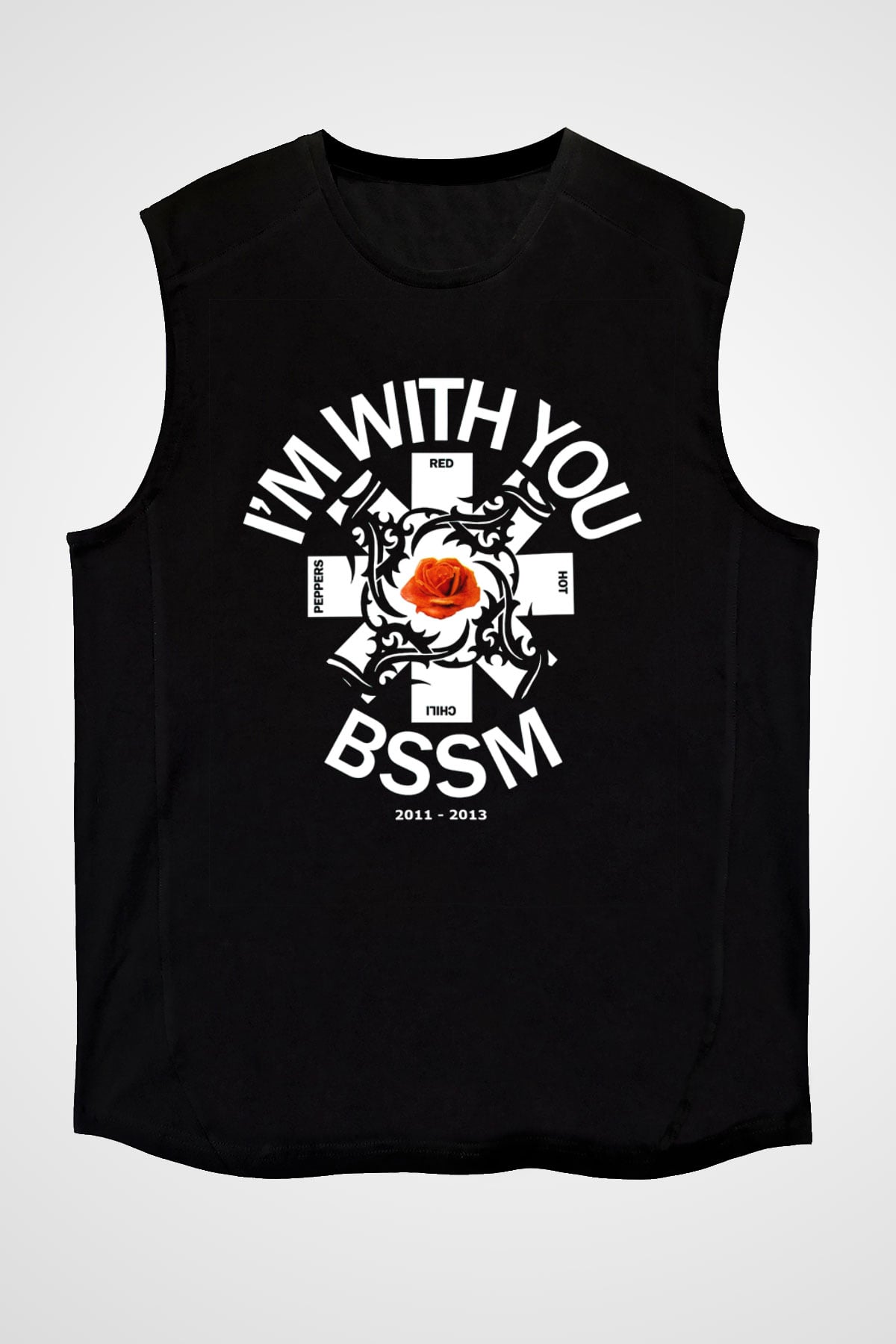 Red Hot Chili Peppers Siyah Unisex Kolsuz Tişört