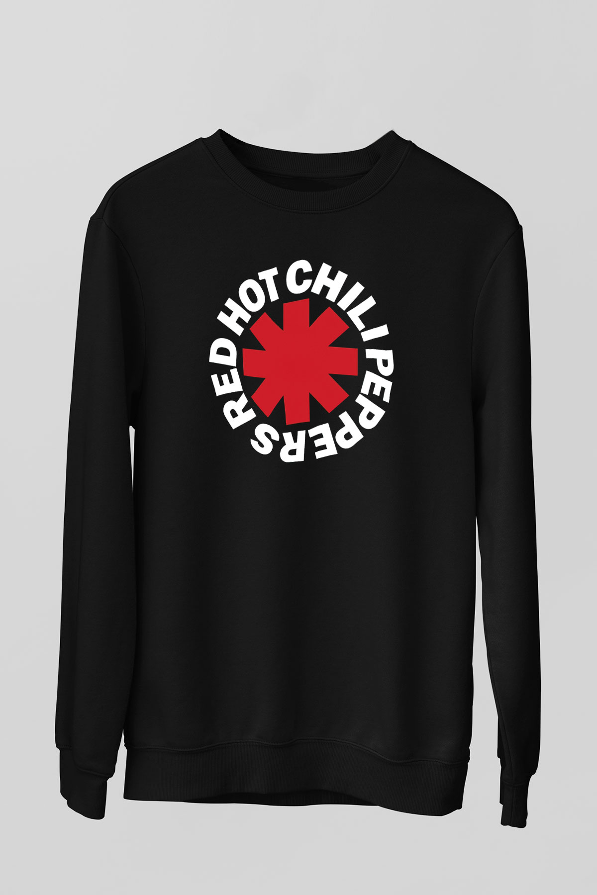 Red Hot Chili Peppers Siyah Unisex Sweatshirt