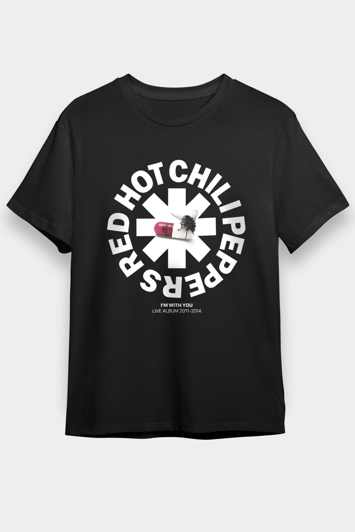 Red Hot Chili Peppers Siyah Unisex Tişört T-Shirt - TişörtFabrikası